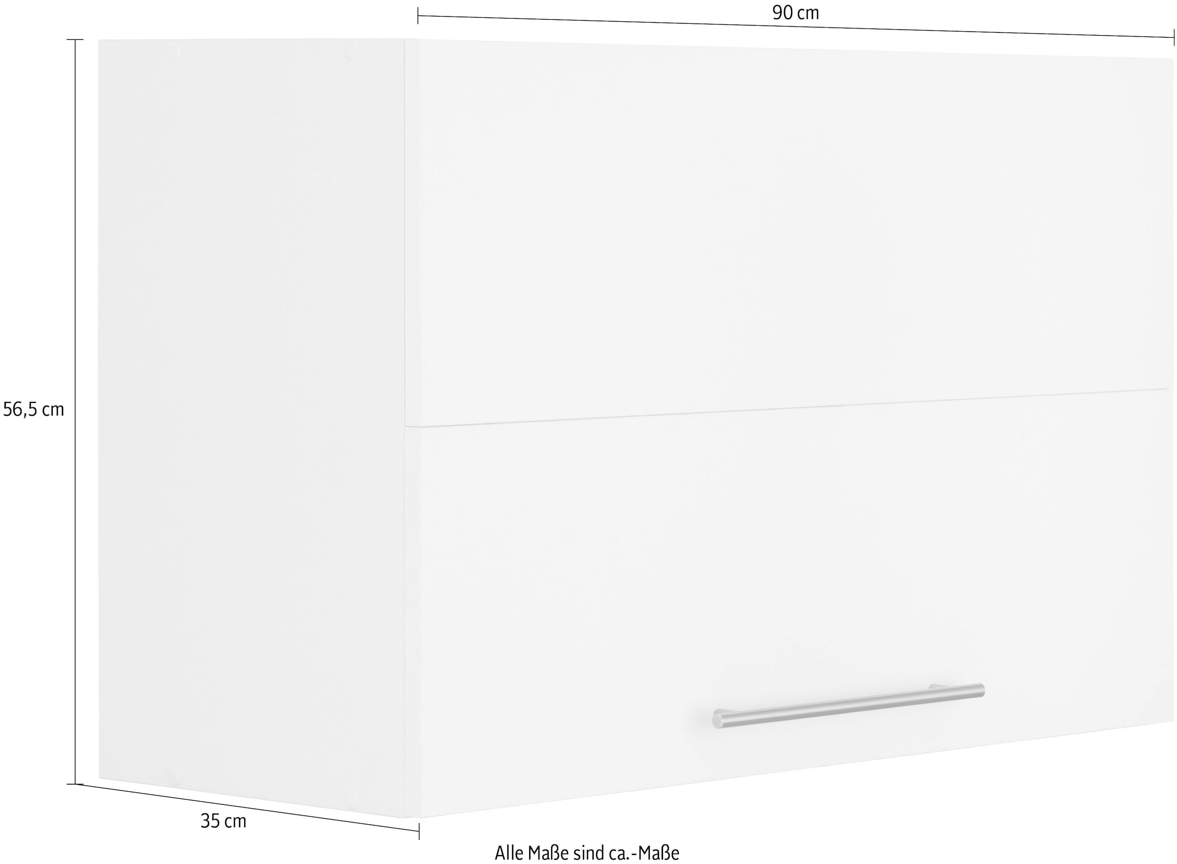 wiho Küchen Faltlifthängeschrank »Unna«, 90 cm breit, mit Soft Close  Funktion kaufen | BAUR
