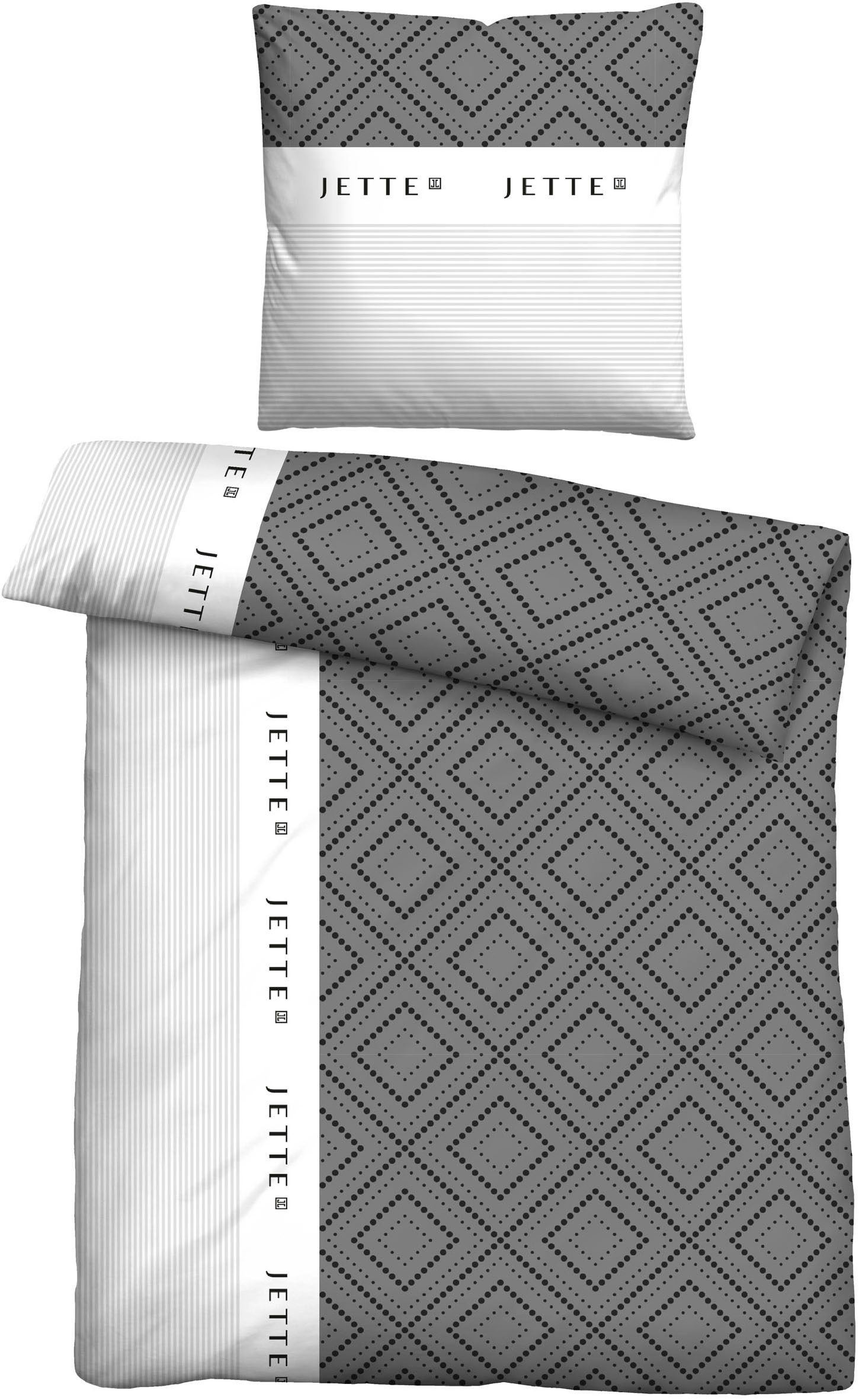 JETTE Bettwäsche »0401615«, hautfreundlich, kühlend, entworfen von der Designerin Jette Joop