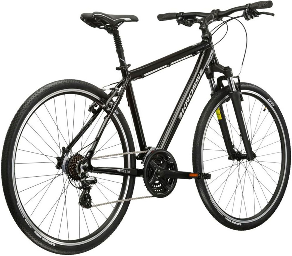 Kross Crossrad »Crossrad Herren 28" Move 1.0 grau 21 Gänge« 21 Gang Shimano ALTUS M310 Schaltwerk Kettenschaltung