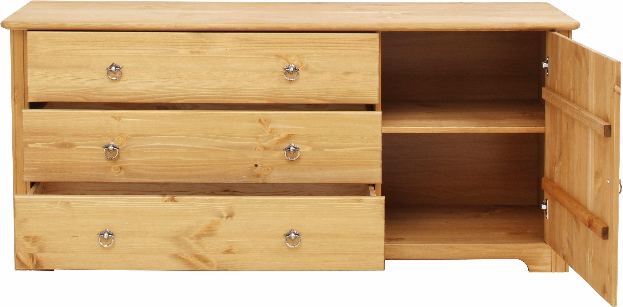 Thumbnail - OTTO home Kombikommode "Hugo" aus massiver Kiefer, Breite 152 cm