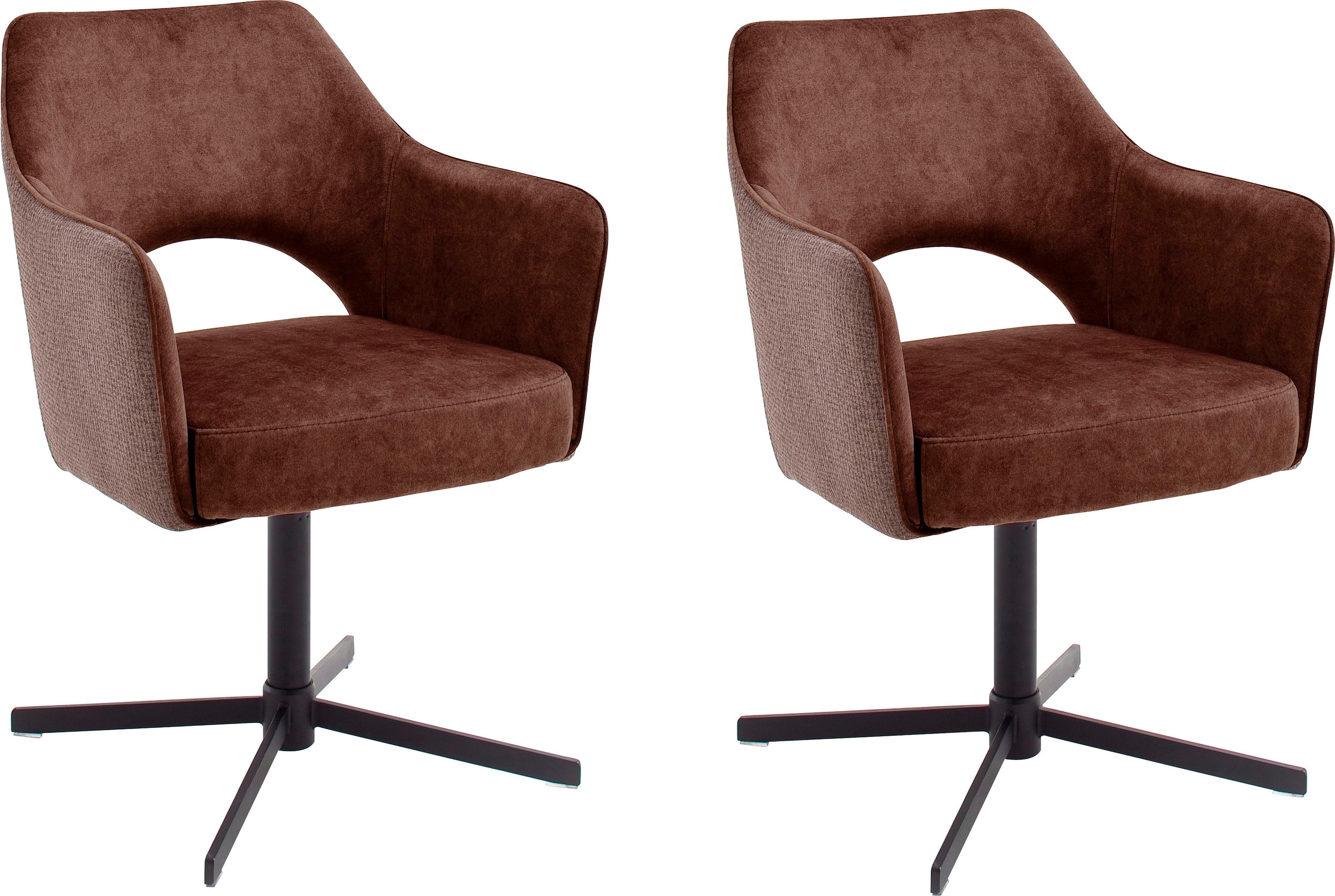 MCA furniture Esszimmerstuhl "Valetta" (Set) 2 Stk. 2 er Set, 360 drehbar, günstig online kaufen