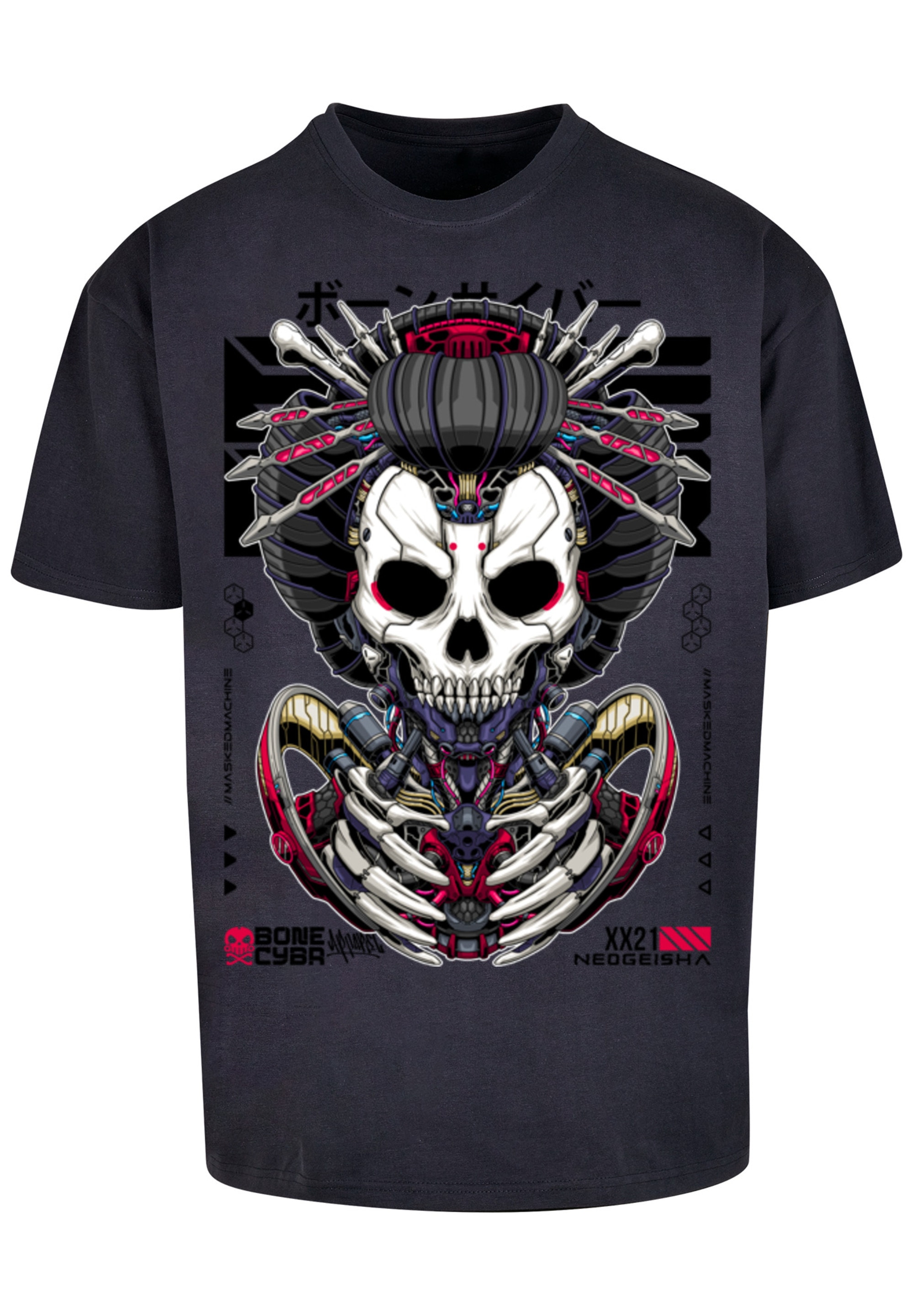 F4NT4STIC T-Shirt "Bone Cyber CYBERPUNK STYLES", Print günstig online kaufen