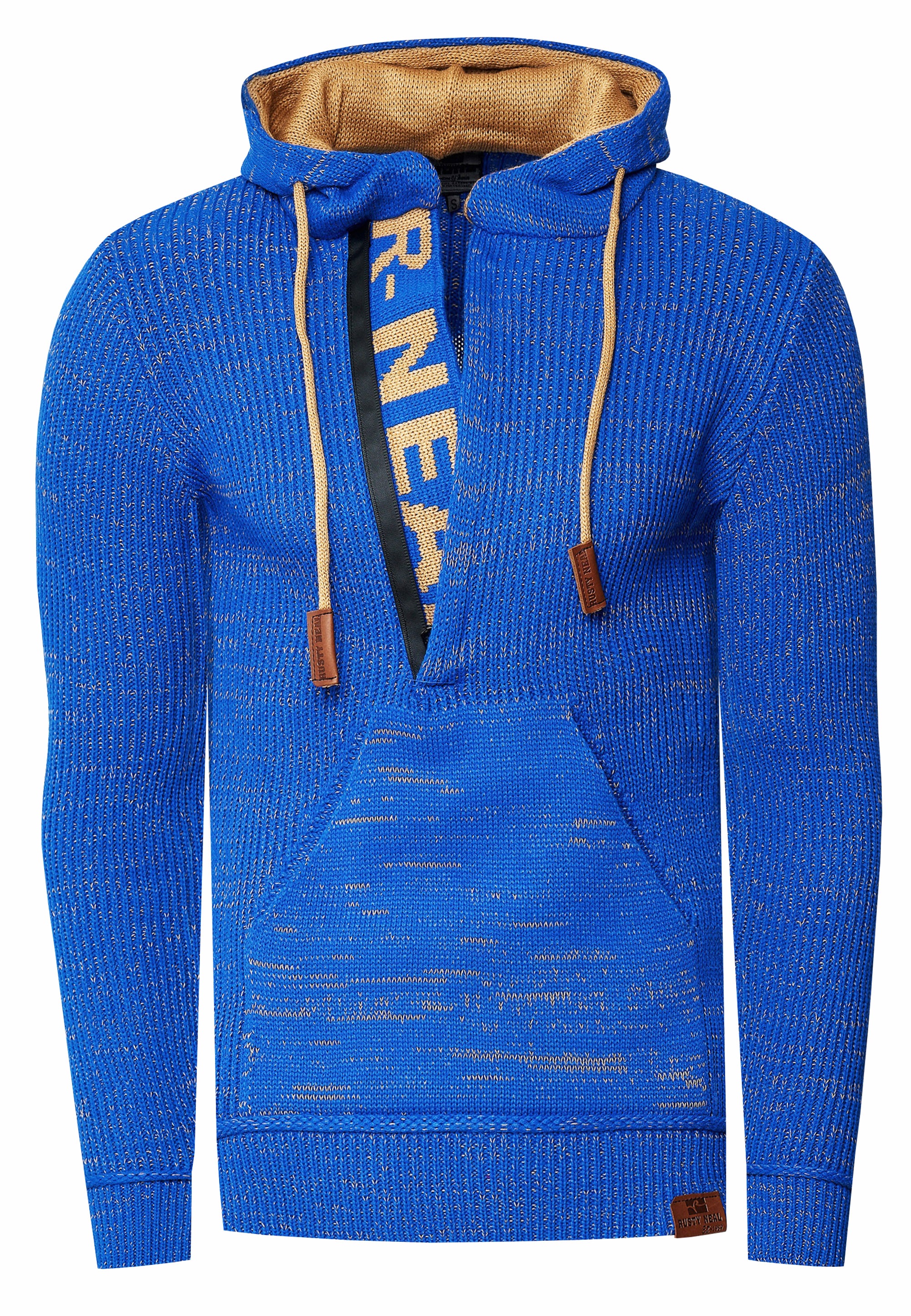 Rusty Neal Kapuzensweatshirt, mit stylischem Ausschnitt
