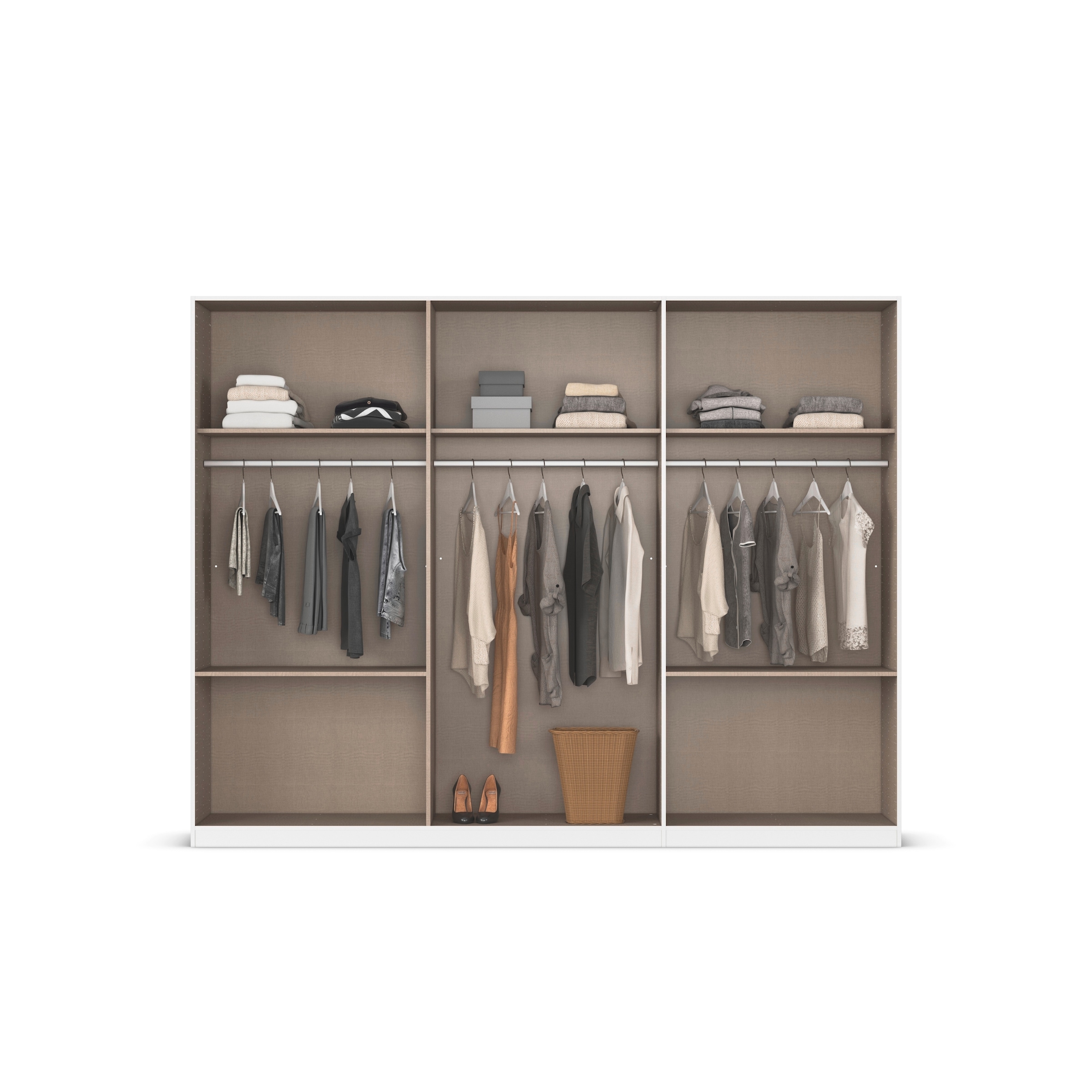 rauch Kleiderschrank »Koda«, (oberer Schubkasten mit praktischer Inneneinteilung), mit symmetrisch angeordneten Schubladen MADE IN GERMANY