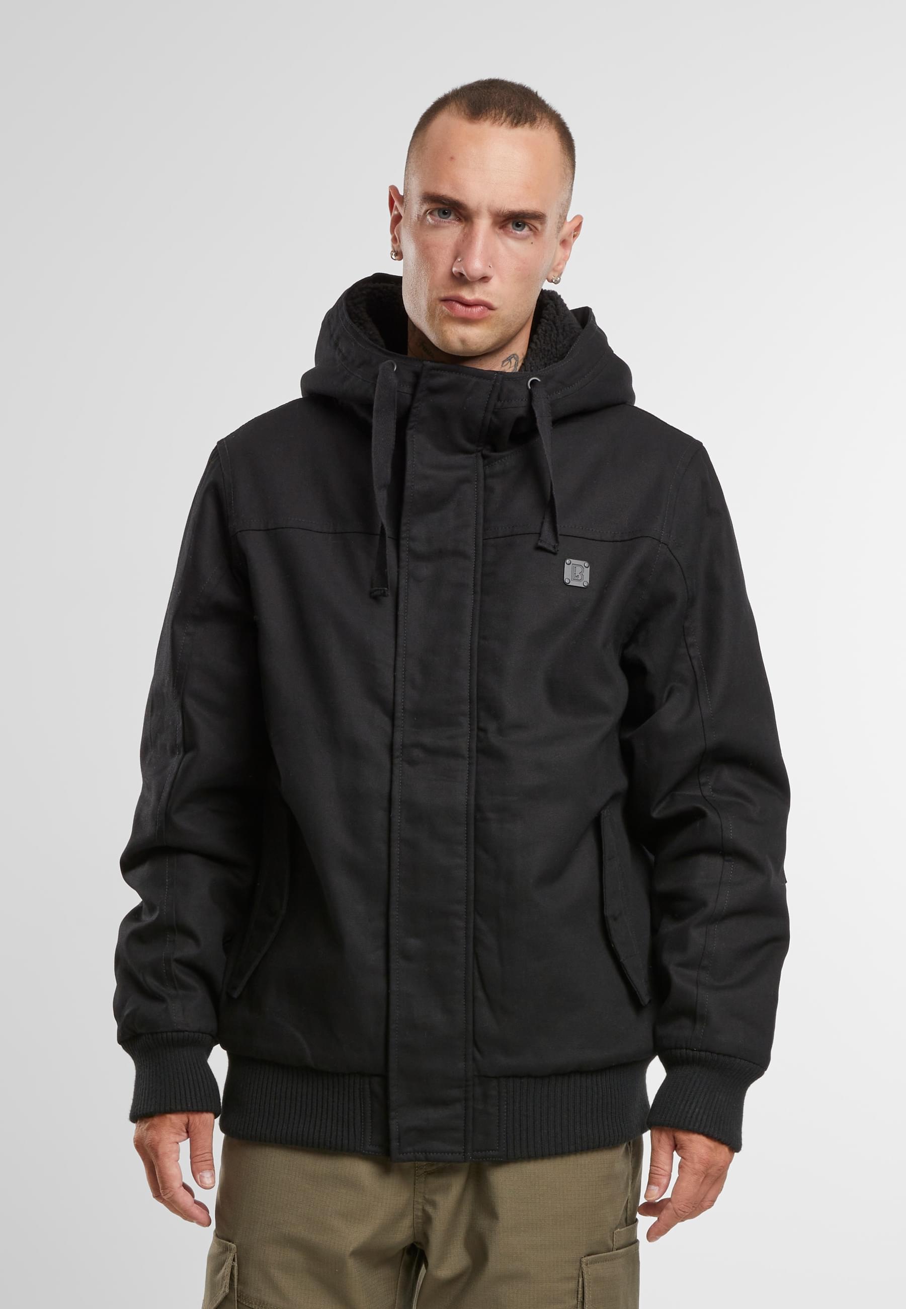 Thumbnail - Brandit Winterjacke "Brandit Brandit Men Essential Jacket" 1 Stk. tlg. mit Kapuze