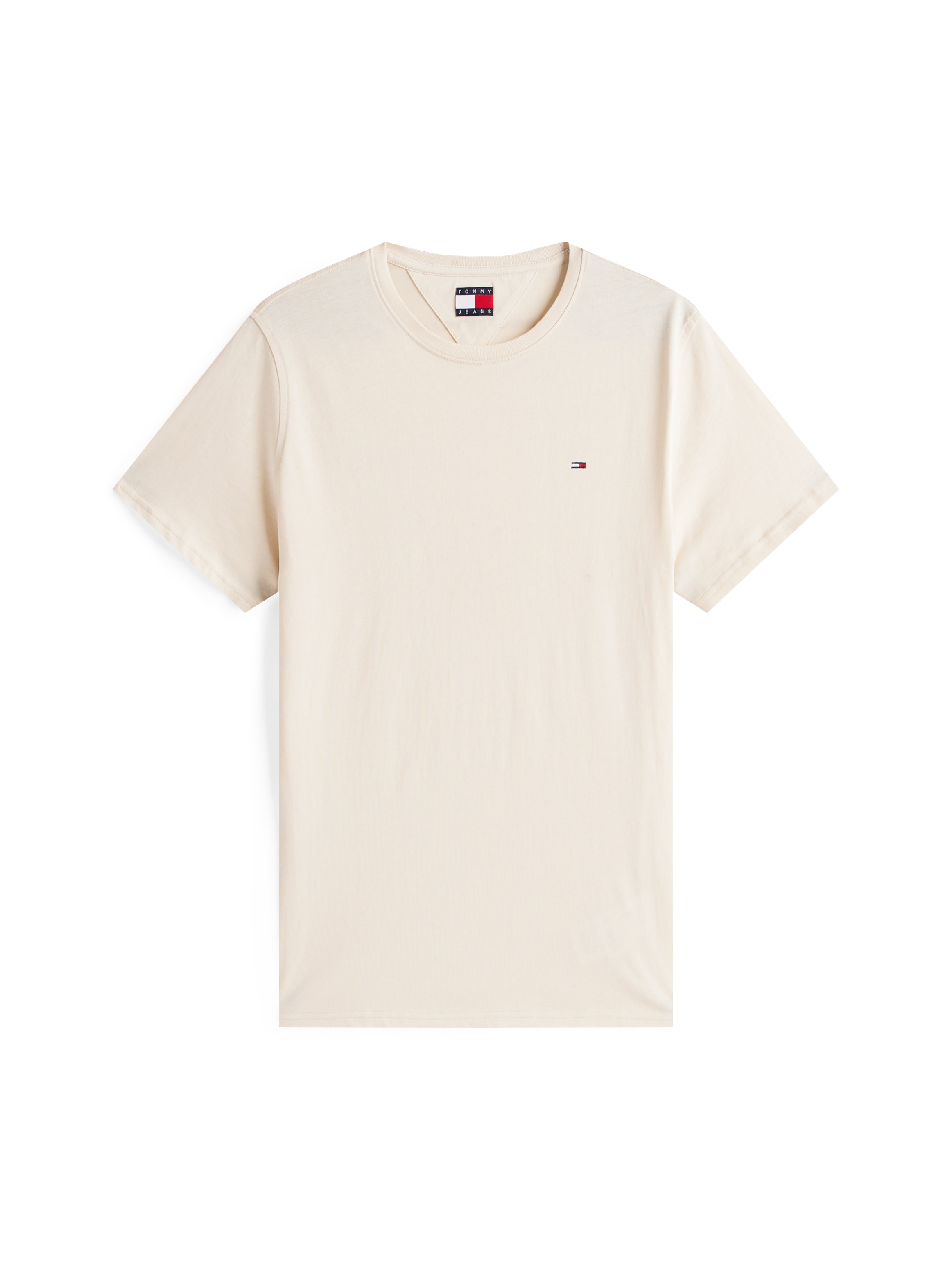 Tommy Jeans T-Shirt »TJM ESSENTIAL SOLID TEE«, mit Rundhalsausschnitt und dezenter Logo-Flag