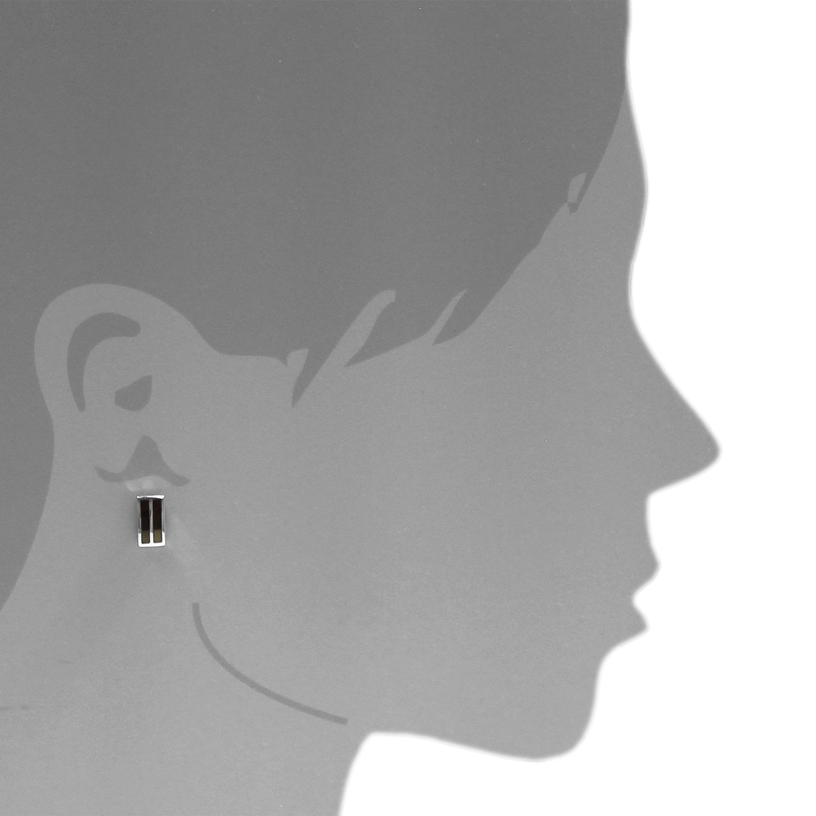 OSTSEE-SCHMUCK Paar Ohrstecker »- Amelie - Silber 925/000 - Bernstein«