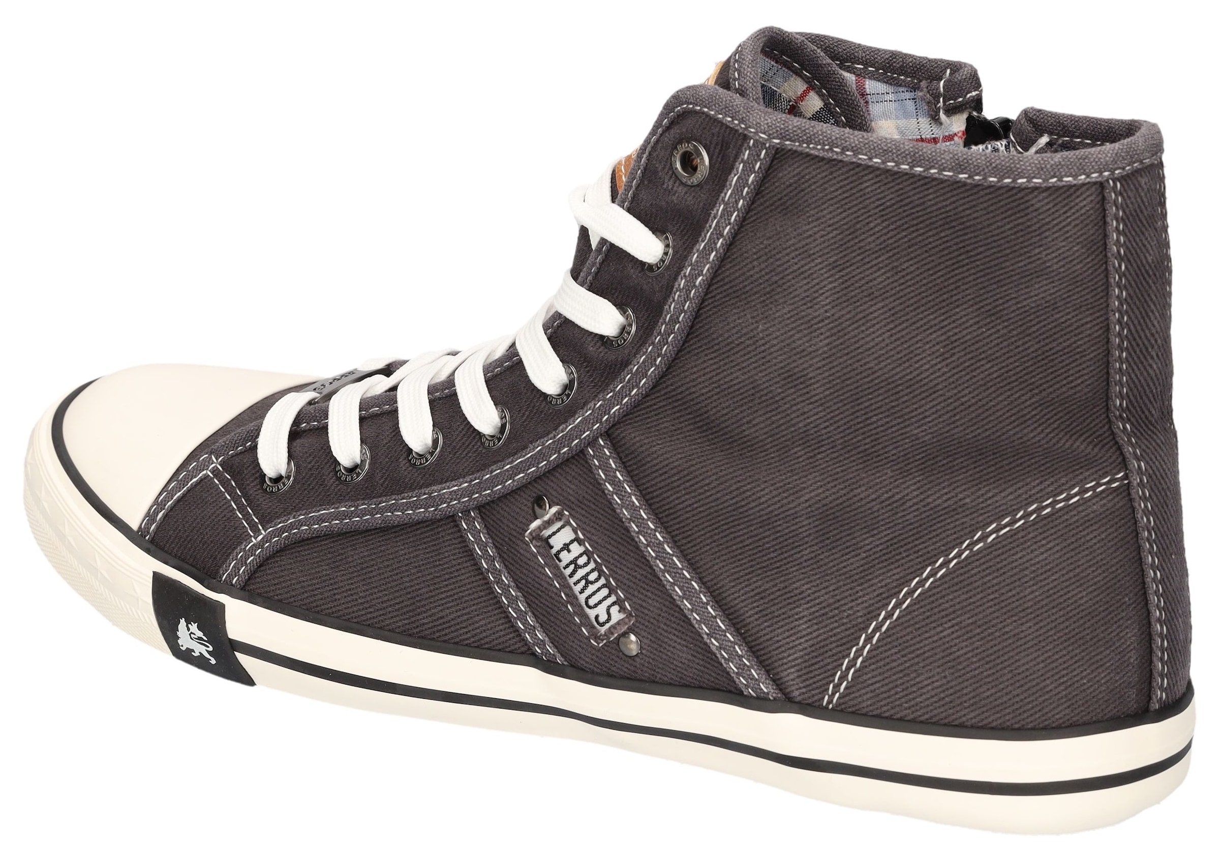 LERROS Sneakerboots  High Top Sneaker, Schnürboots, Canvas-Boots mit Reißverschluss