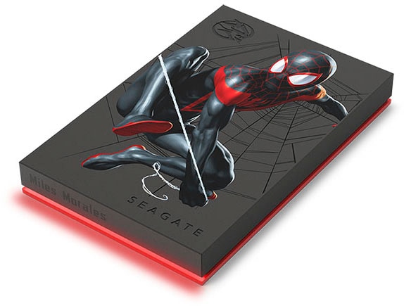 Seagate externe HDD-Festplatte »Miles Morales FireCuda Special Edition 2TB«, 3,5 Zoll, Anschluss USB 3.2 Gen-1