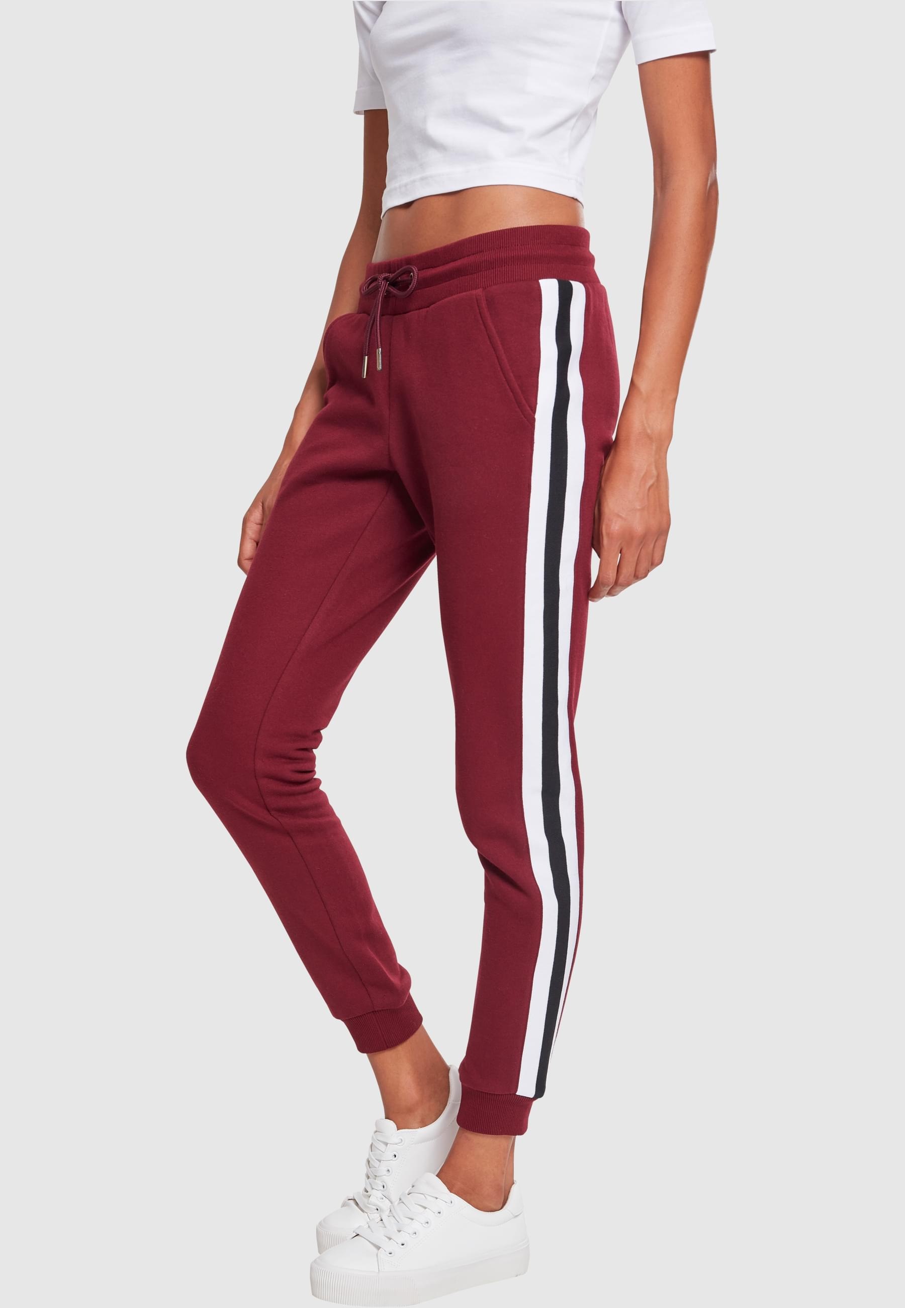 URBAN CLASSICS Jogginghose »Urban Classics Damen Ladies College Contrast Sweatpants«, (1 tlg.)