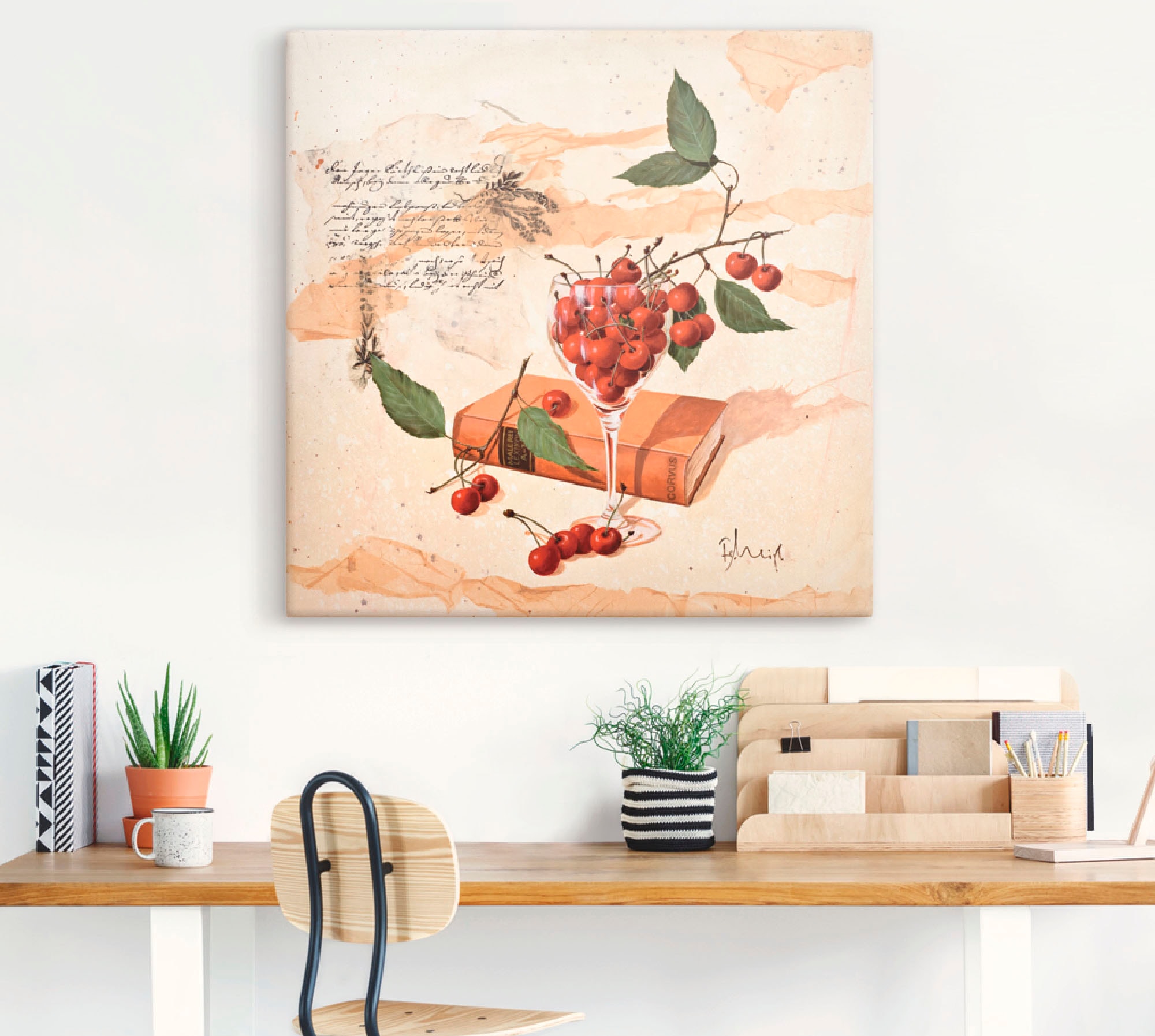 Artland Wandbild »Moderne Cosmea Variation«, Arrangements, (1 St.), als Leinwandbild, Poster, Wandaufkleber in verschied. Größen