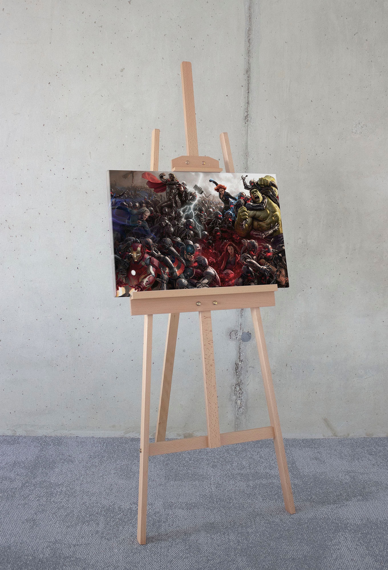 Komar Leinwandbild "Avengers War - Größe 60 x 40 cm", Disney, (1 St., 60 x günstig online kaufen