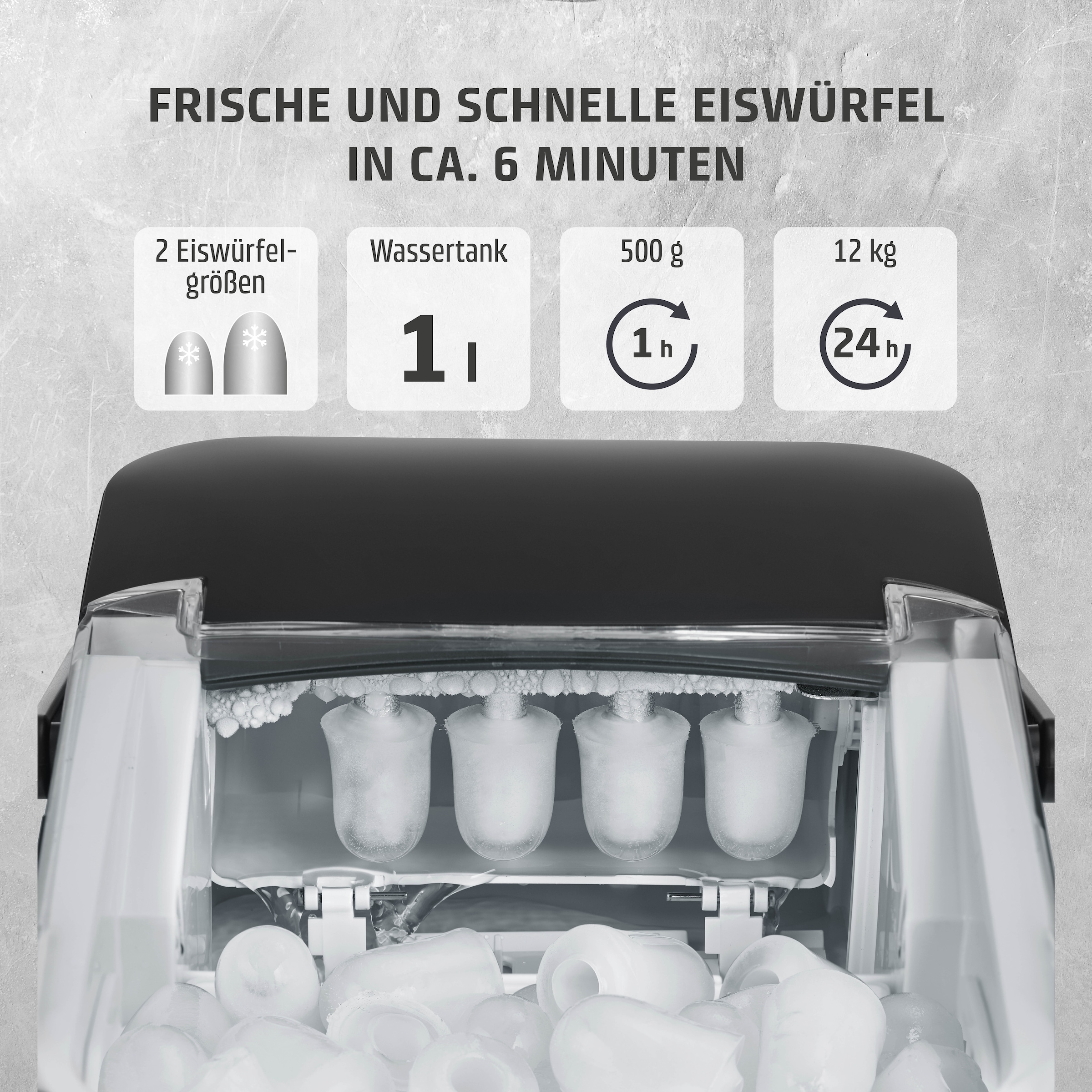 Caso Elektrischer Eiswürfelbereiter »3401 CASO IceChef Compact« 3401 CASO IceChef Compact