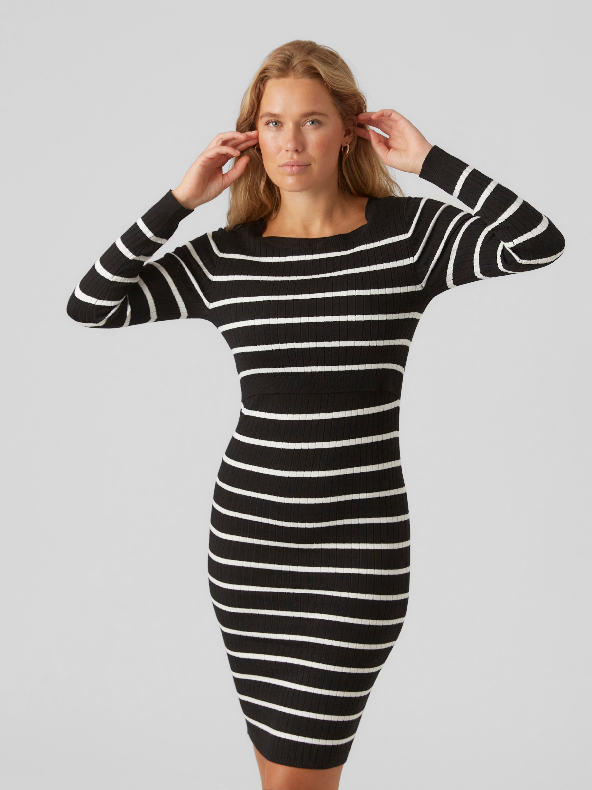 Mamalicious Umstandskleid "MLNEWSIV JUNE LS UK KNIT DRESS 2F A NOOS", mit S günstig online kaufen