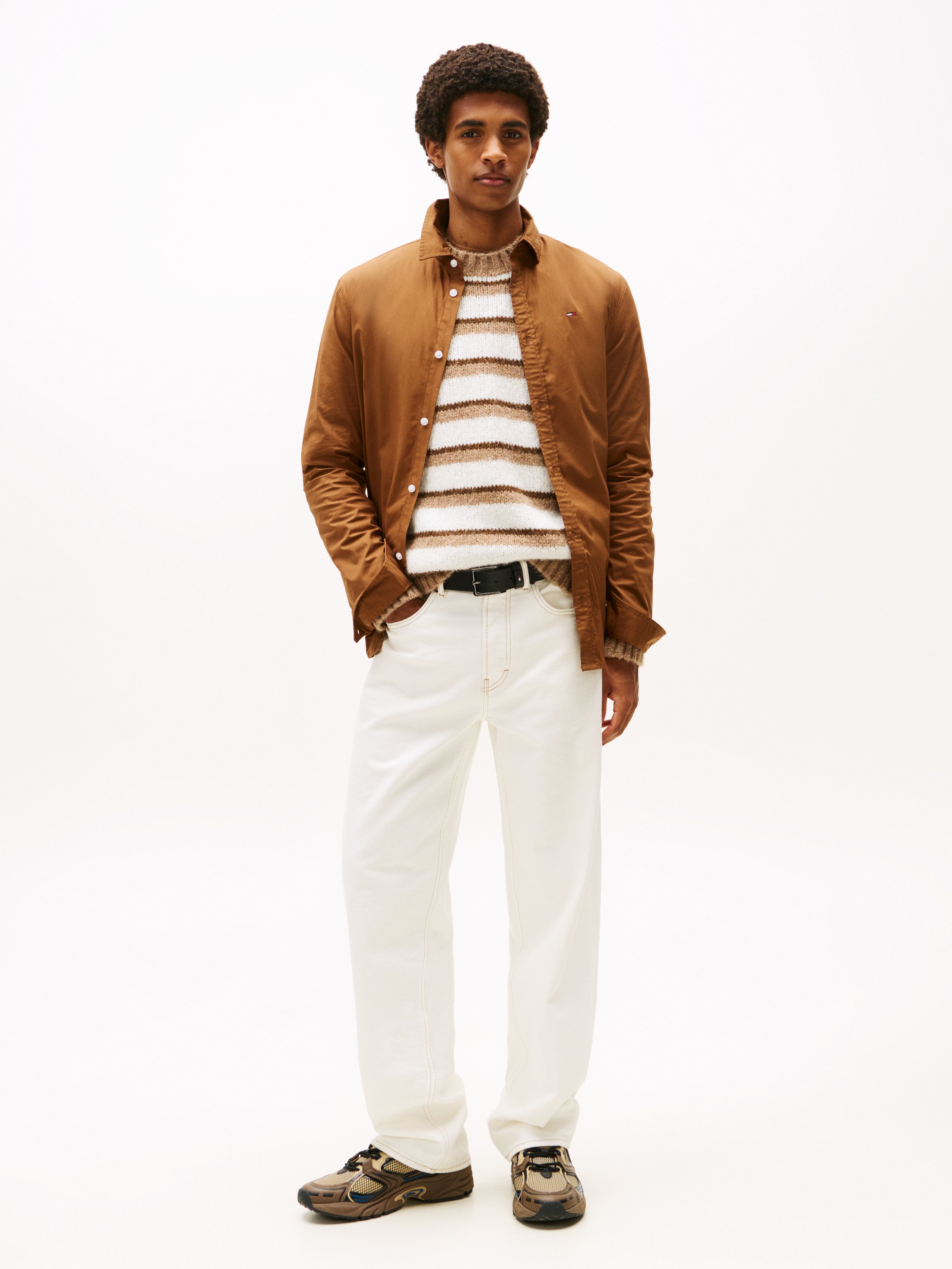 Thumbnail - Tommy Jeans Langarmhemd "Sabim Stretch Hemd Shirt" Stretch Hemd, Premium, Slim Fit, mit Elasthan