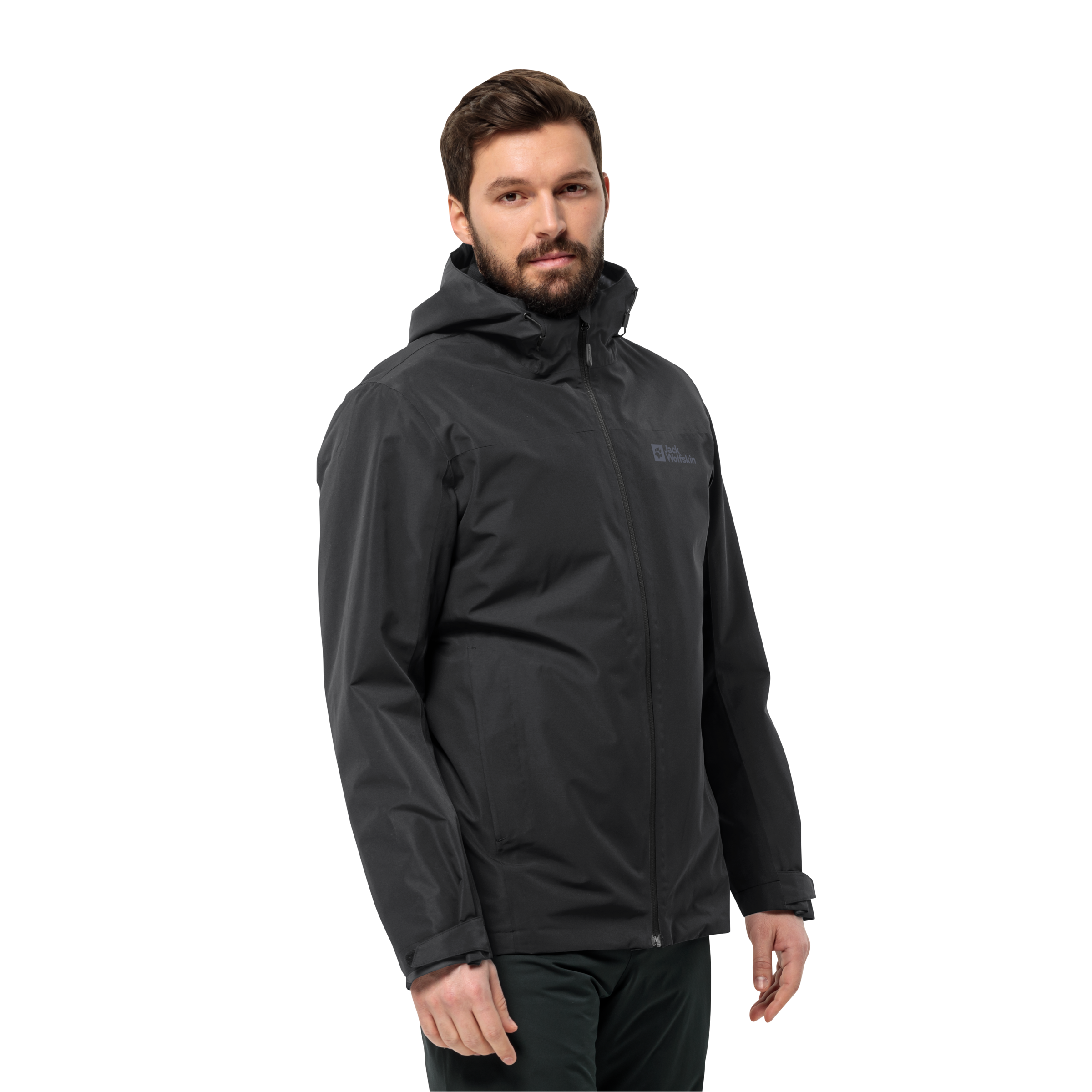 Jack Wolfskin 3-in-1-Funktionsjacke "TAUBENBERG 3IN1 JKT M", mit Kapuze, Wa günstig online kaufen