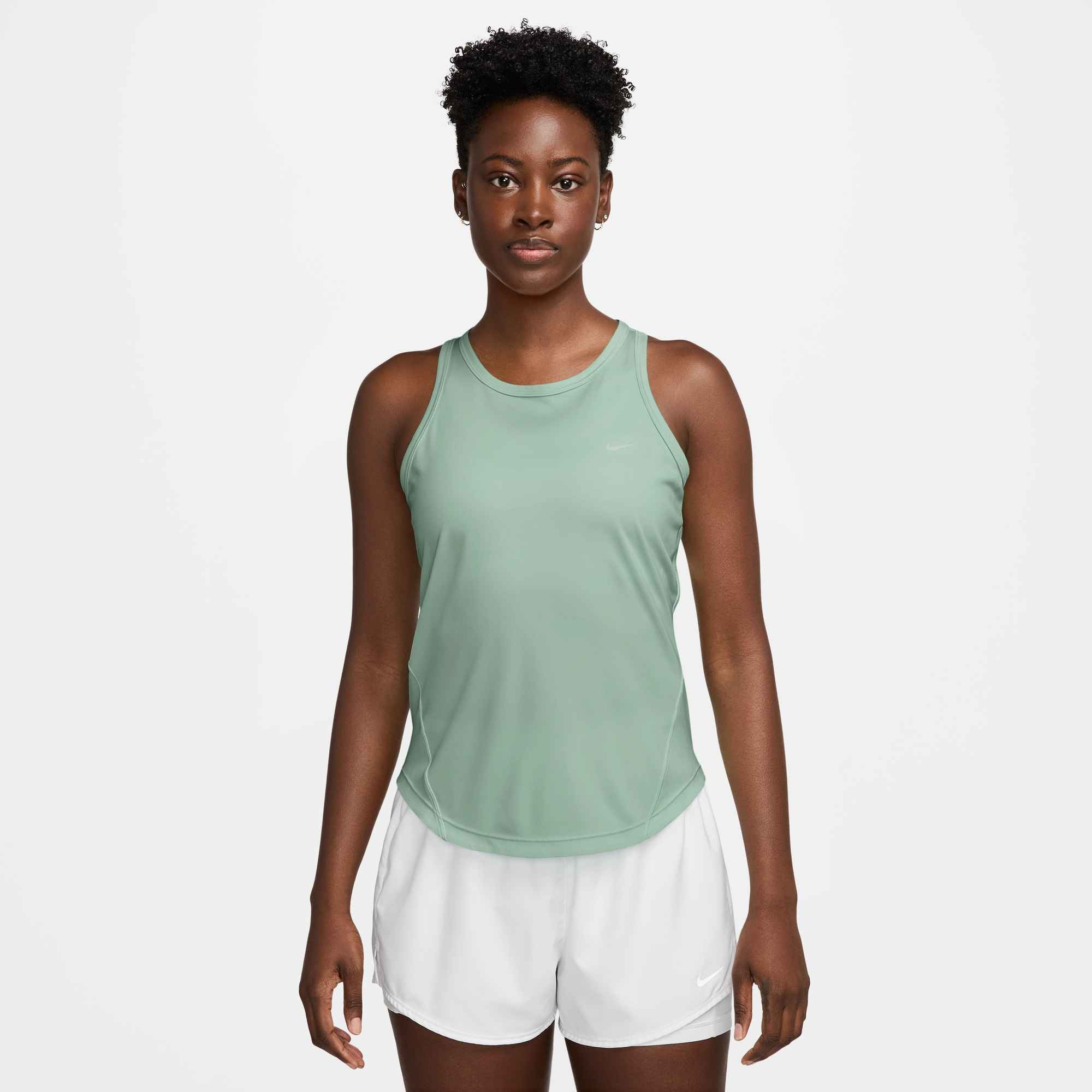 Nike Lauftop "W Nk Tempo Df Tank" Enger Schnitt, Für Laufen, Mit Großen Mesh-Einsätzen, Atmungsaktiv