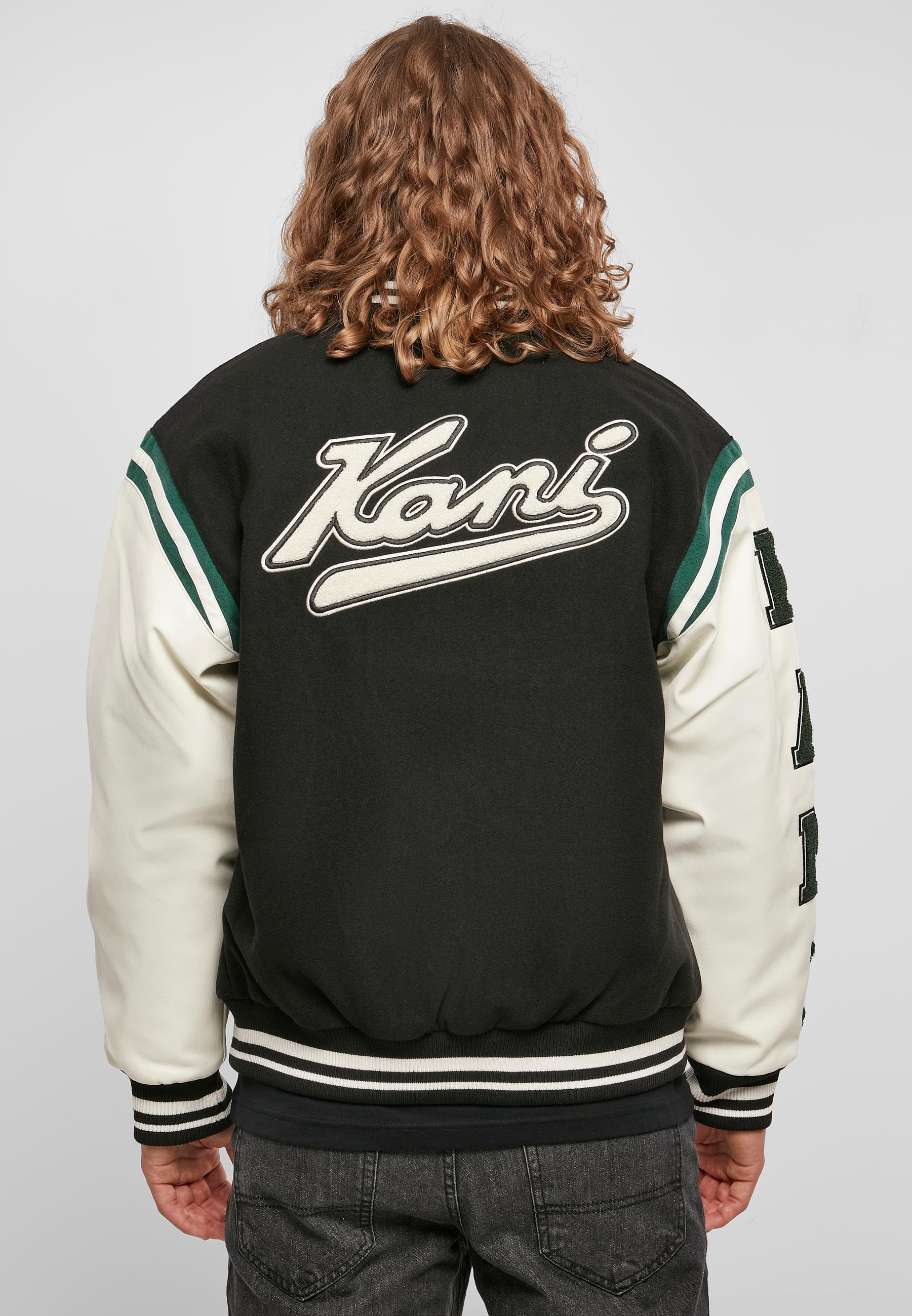 Karl Kani Allwetterjacke »Karl Kani Herren KM223-075-2 OG College Jacket«, (1 St.), ohne Kapuze
