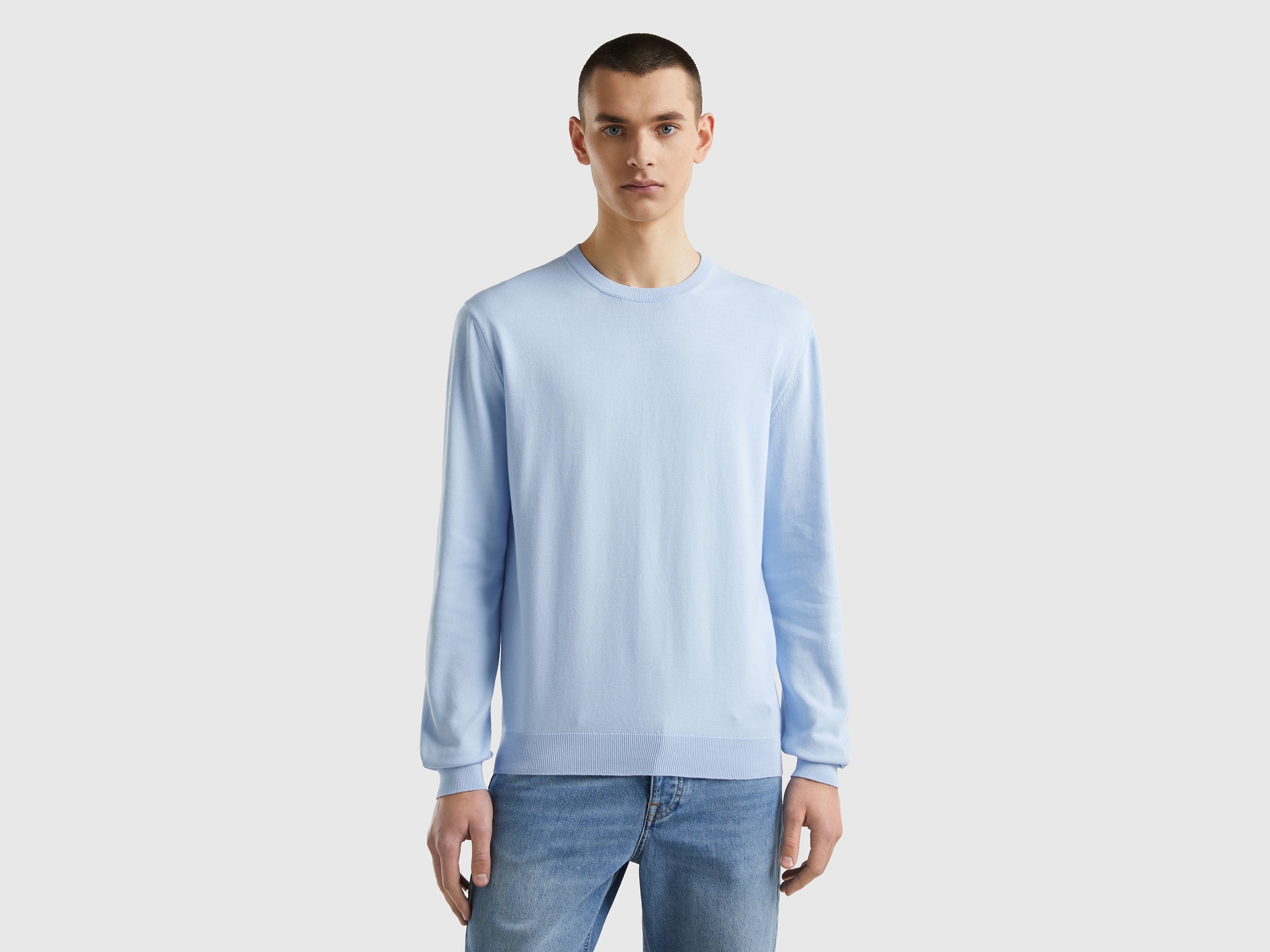 United Colors of Benetton Rundhalspullover, mit Markenlabel günstig online kaufen