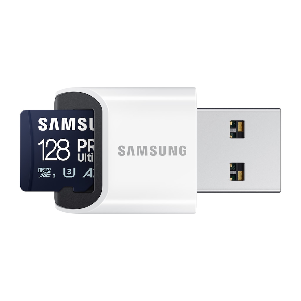 Samsung Speicherkarte »Pro Ultimate MicroSD«, (200 MB/s Lesegeschwindigkeit), mit USB-Kartenleser