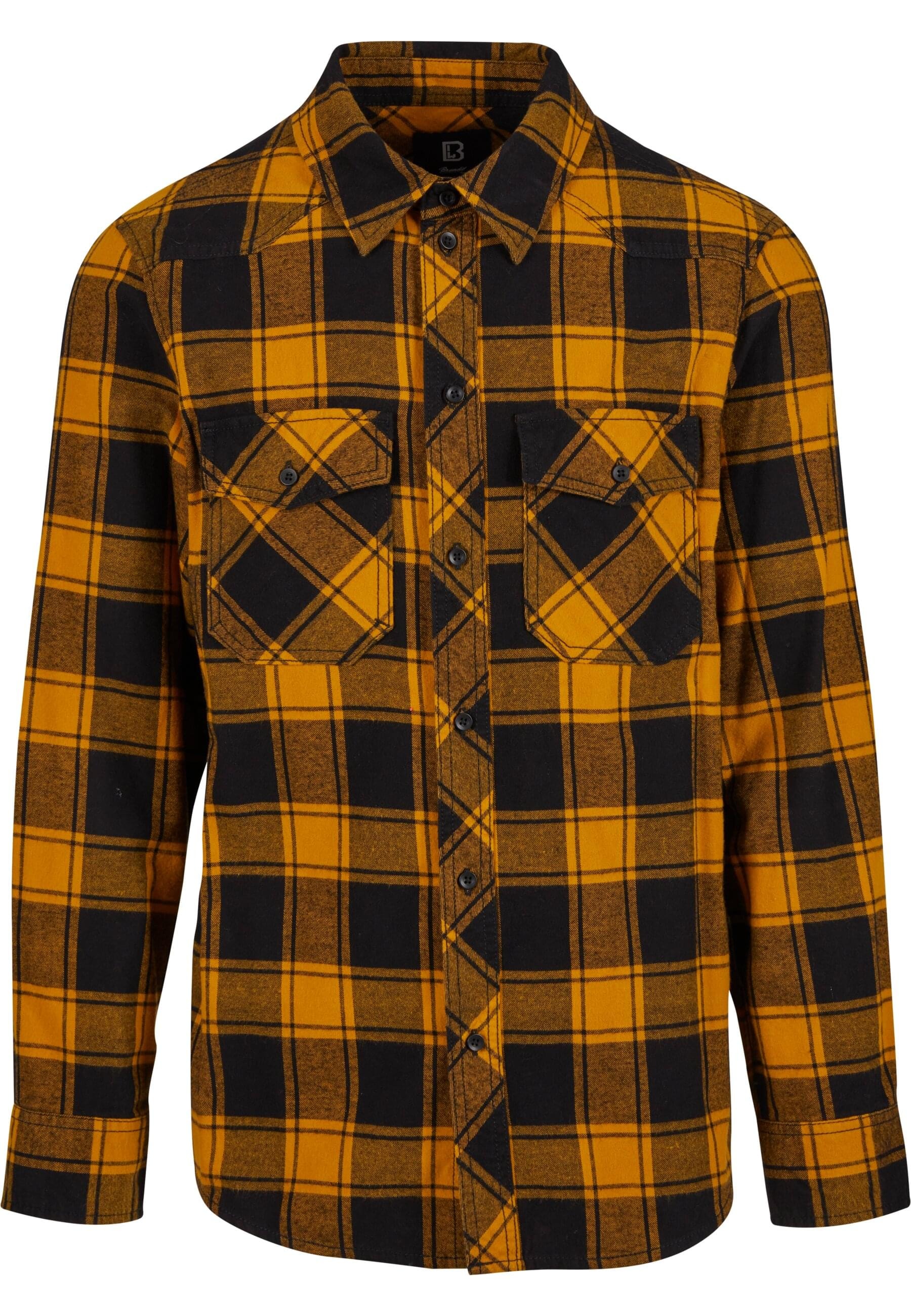 Brandit Langarmhemd "Brandit Herren Checked Shirt" 1 Stk. tlg. günstig online kaufen