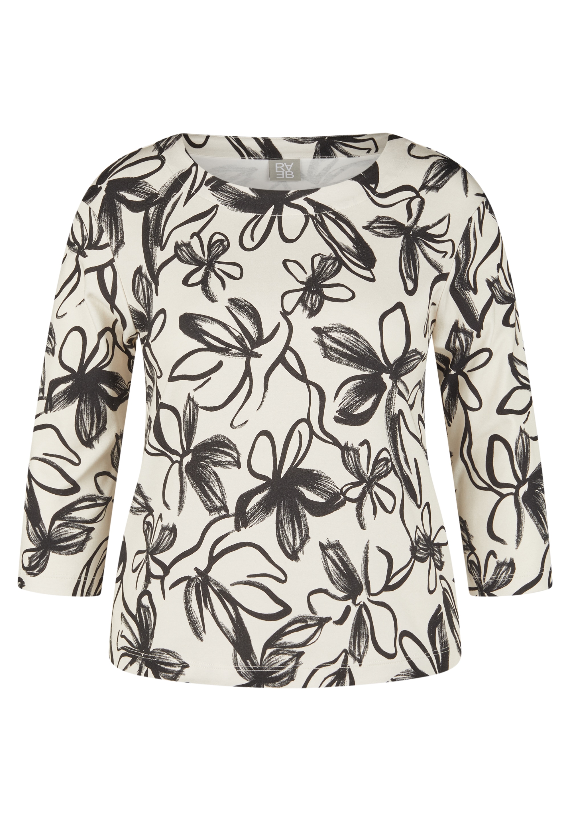 Rabe 3/4-Arm-Shirt, mit All-Over Print