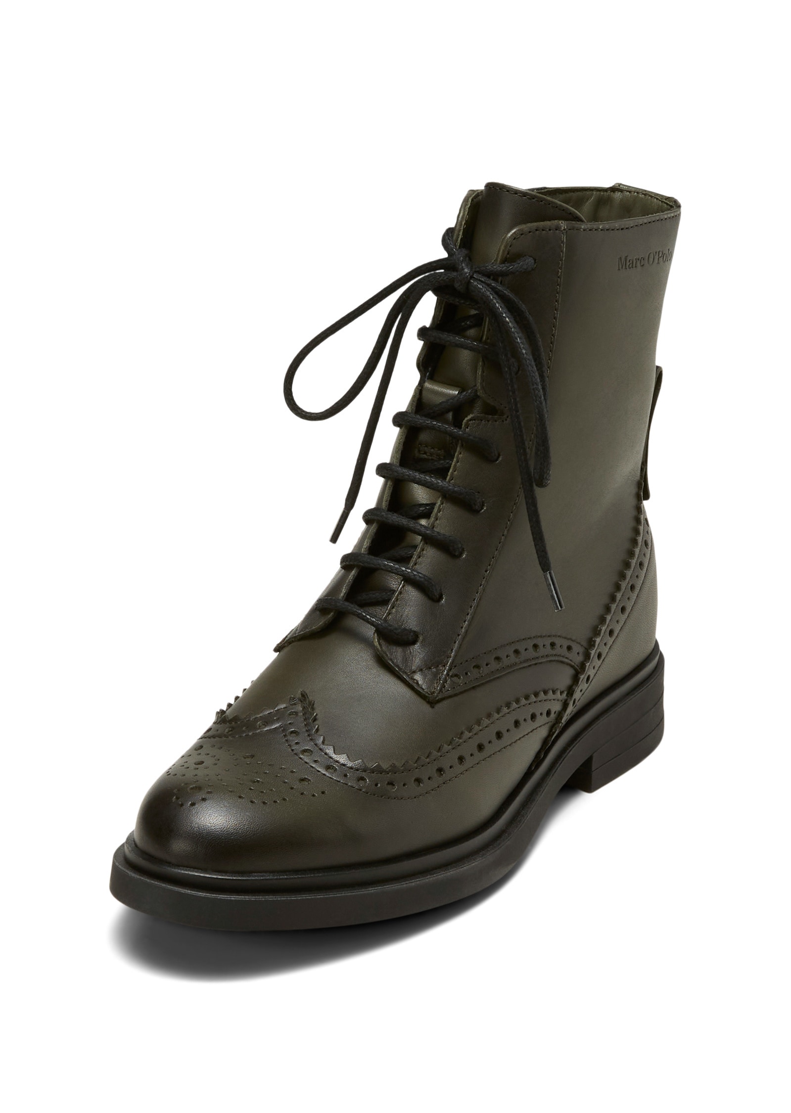 Stiefelette »im Brogue-Style mit Innenzipper«