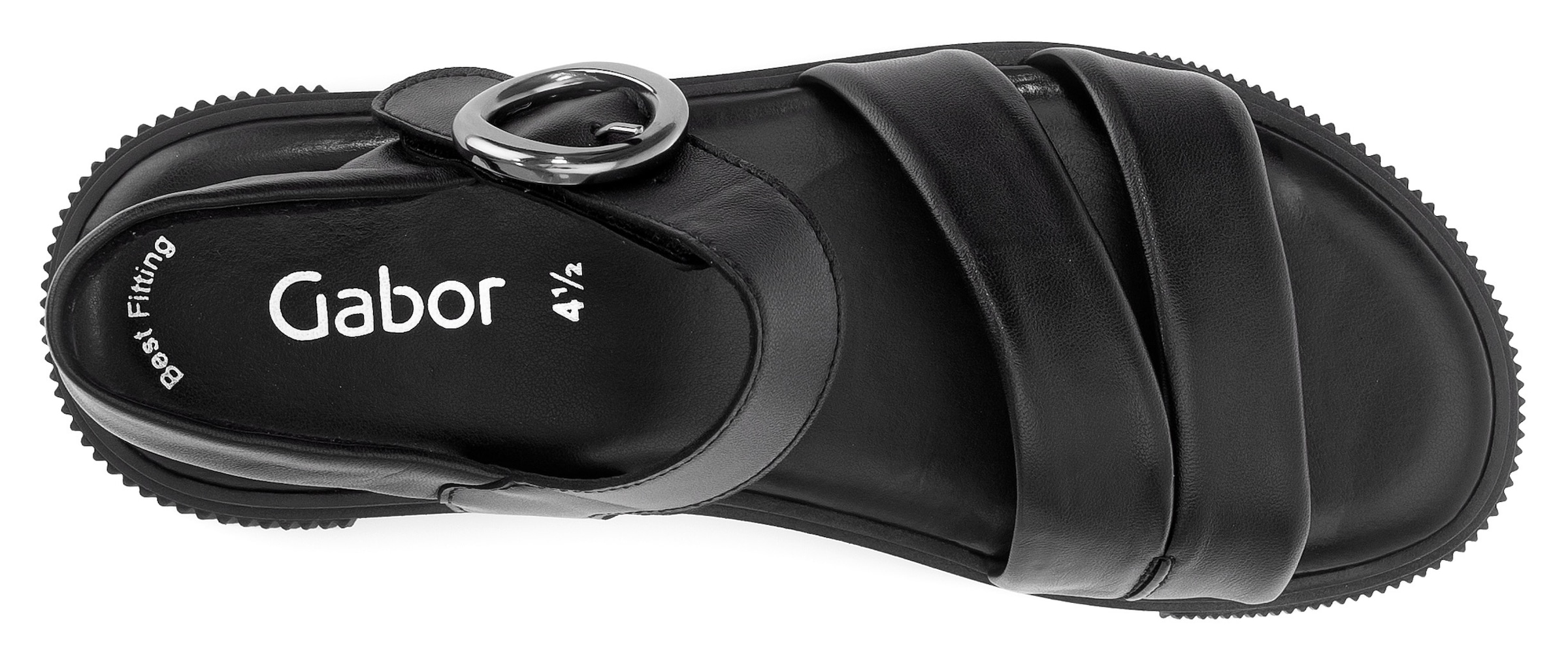 Gabor Sandalette, Plateau, Riemchensandale, Sommerschuh mit Best Fitting-Ausstattung