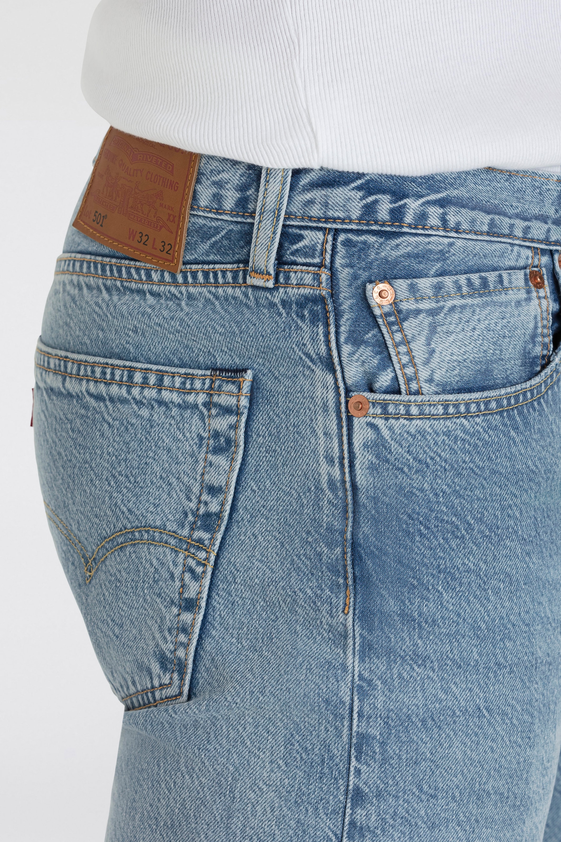 Levi's® Straight-Jeans »501 LEVI'S ORIGINAL«, mit Markenlabel