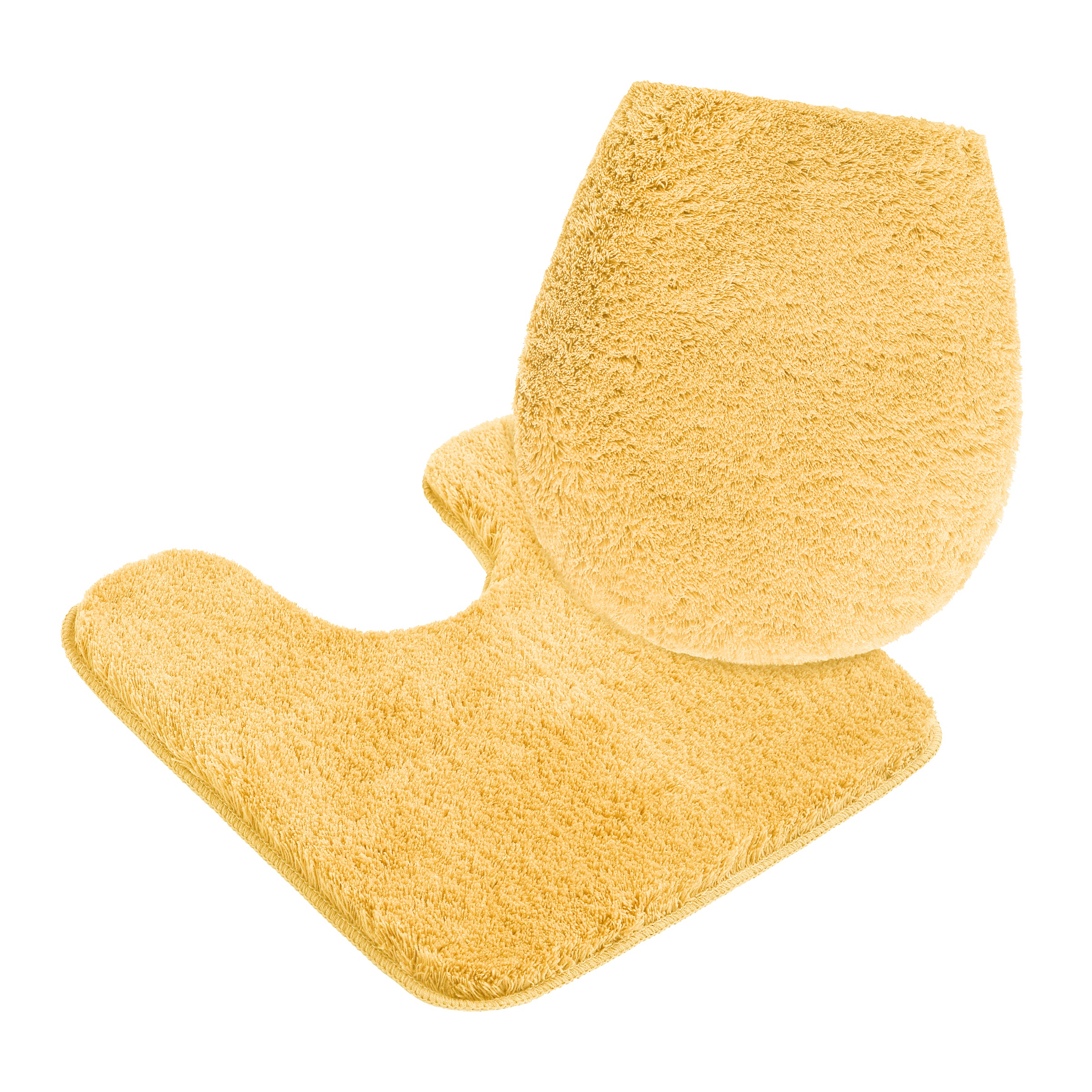 my home Badematte »Merida, Badvorleger, Badezimmer Teppich«, rutschhemmend beschichtet, fußbodenheizungsgeeignet-schnell trocknend-strapazierfähig, Badteppich, Uni Farben, rechteckig, rund & als 2-tlg. Set erhältlich