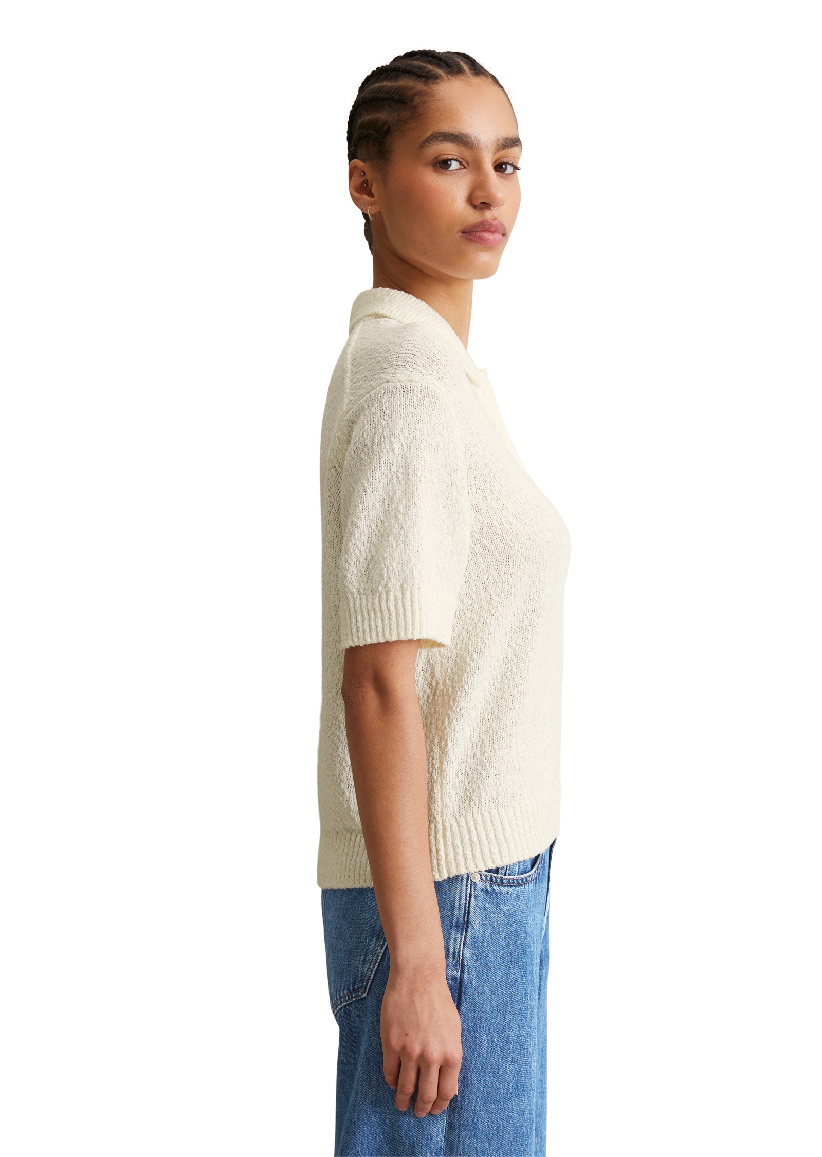 Marc O'Polo DENIM Poloshirt »aus Cotton-Slub-Garn«