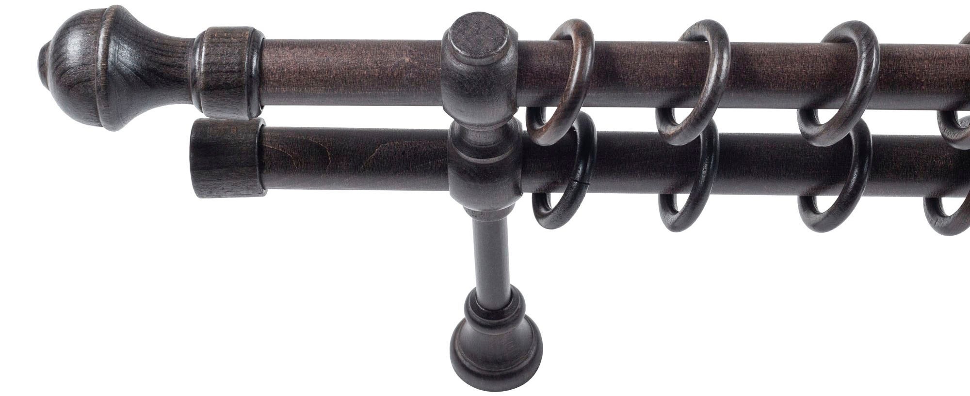 SN DECO GROUP Gardinenstange »Ares«, 2 läufig-läufig, Fixmaß