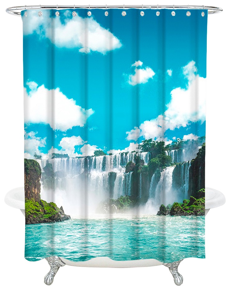 Sanilo Duschvorhang »Wasserfall«, Höhe 200 cm