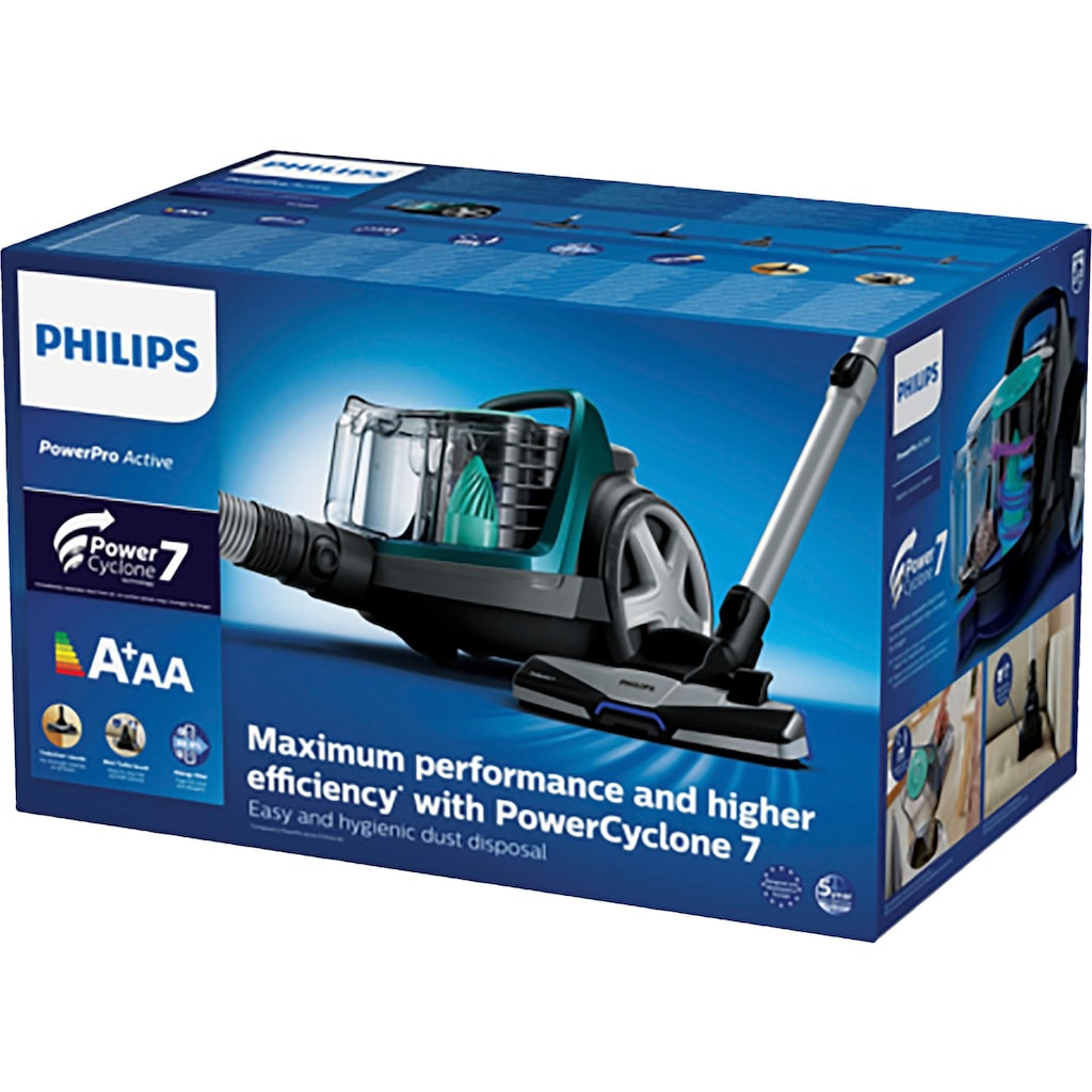 Philips Bodenstaubsauger »FC9555/09«, 900 W, beutellos, mit 1,5 l Fassungsvermögen und Tri-Active+-Düse