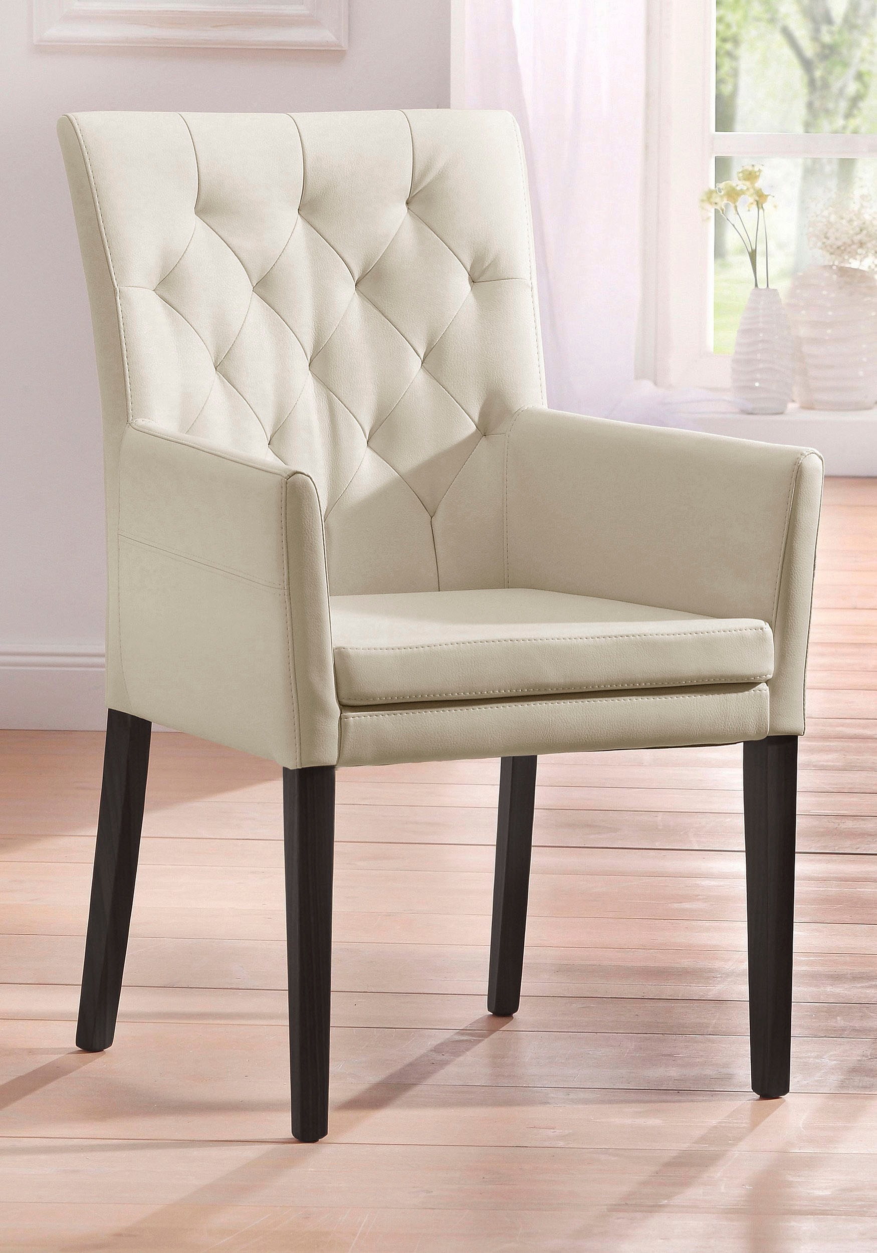 Home affaire Armlehnstuhl "Colorado" () 1 Stk.Beine aus massiver Buche, wen günstig online kaufen