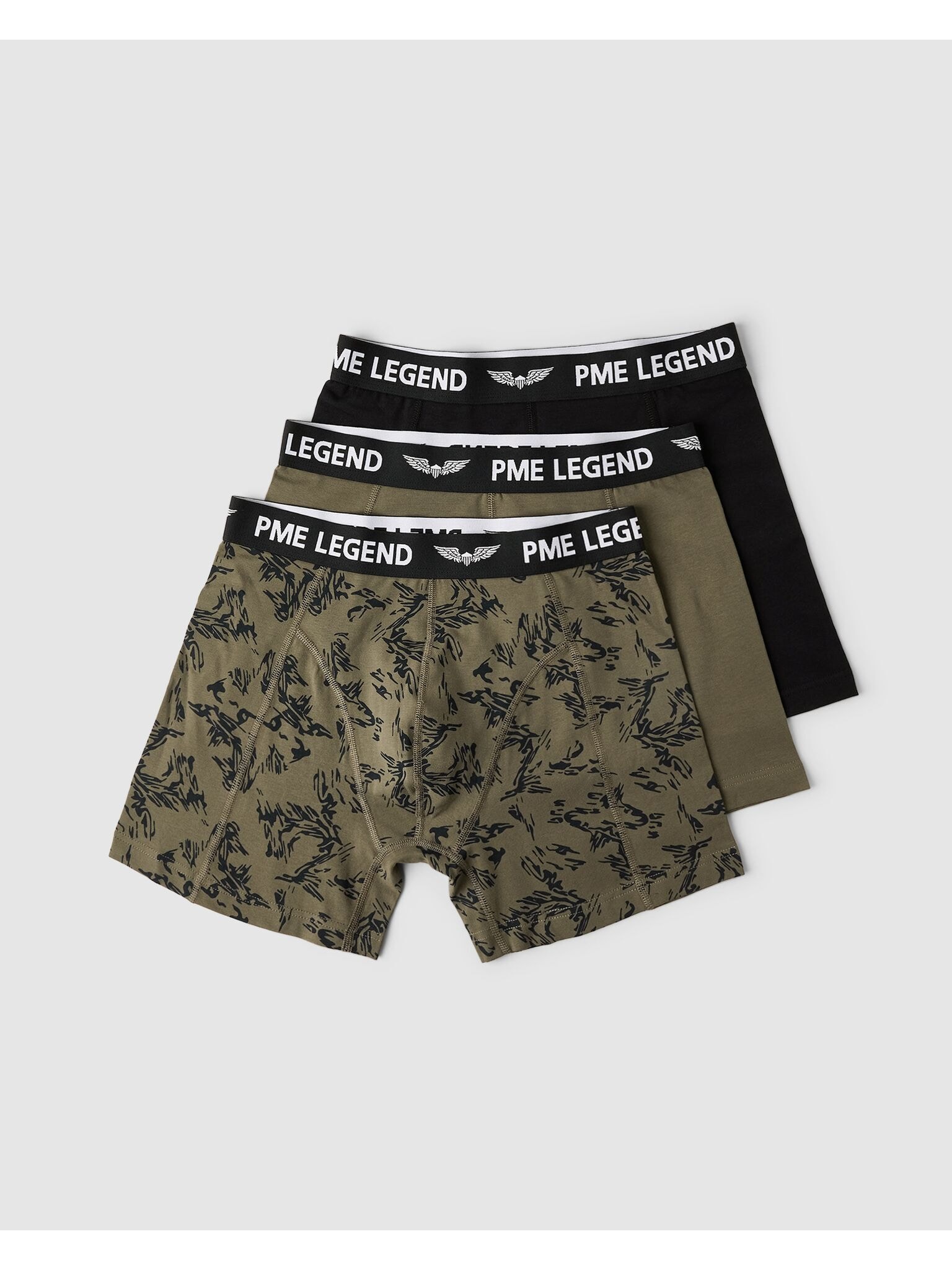 PME LEGEND Boxershorts Packung, 3 Stk. mit Logobund