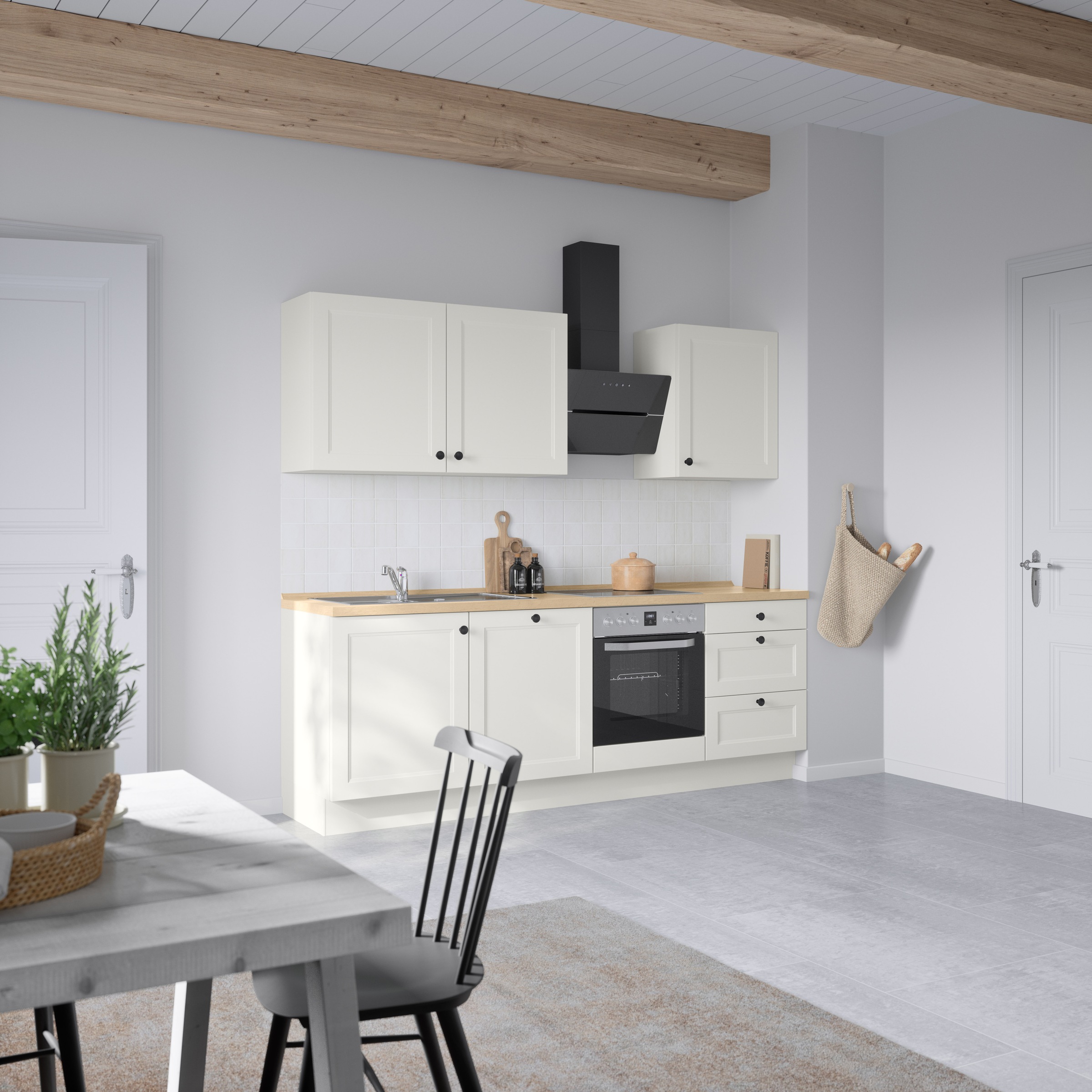 nobilia® Küchenzeile »"Cascada II"«, vormontiert, Breite 240 cm, Ausrichtung wählbar, wahlw. mit E-Geräten