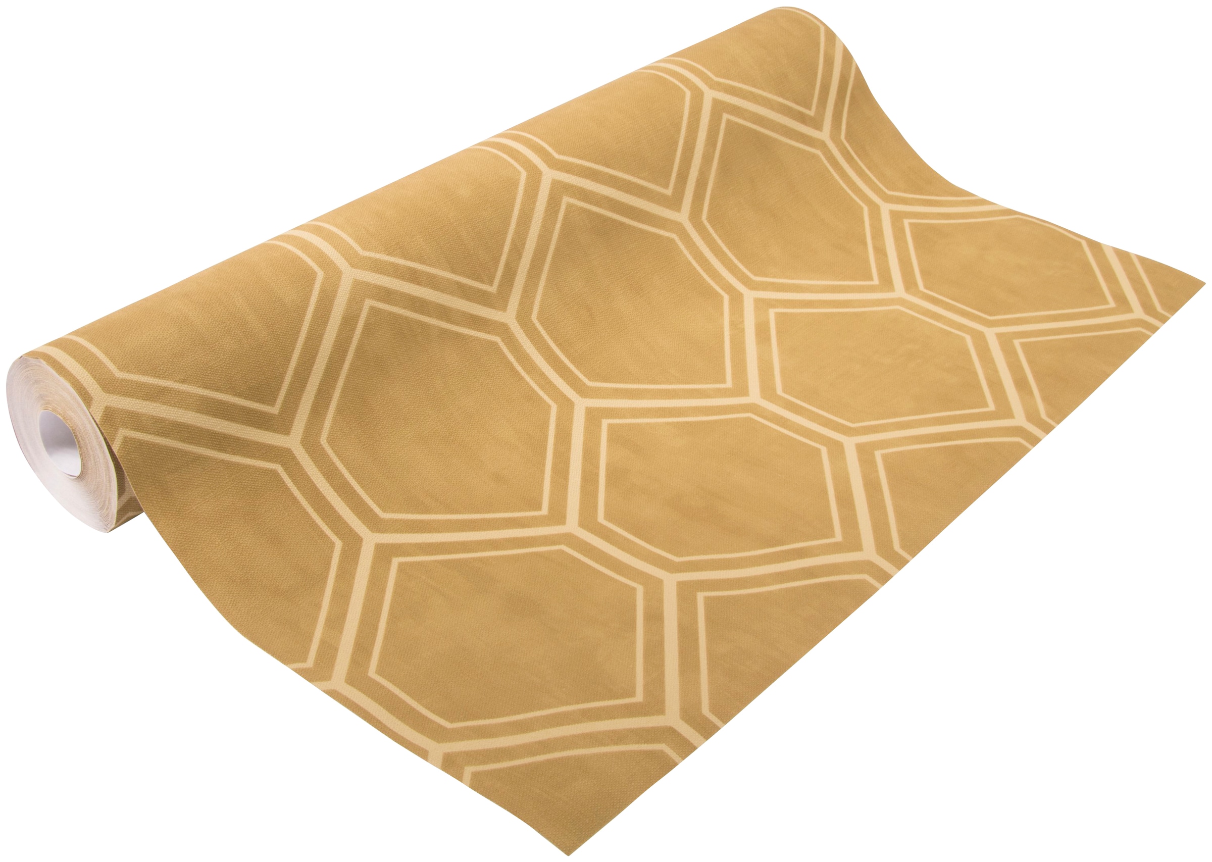 Superfresco Easy Vliestapete »Geo - Hexagon«, geometrisch, Ocker - 10m x 52cm