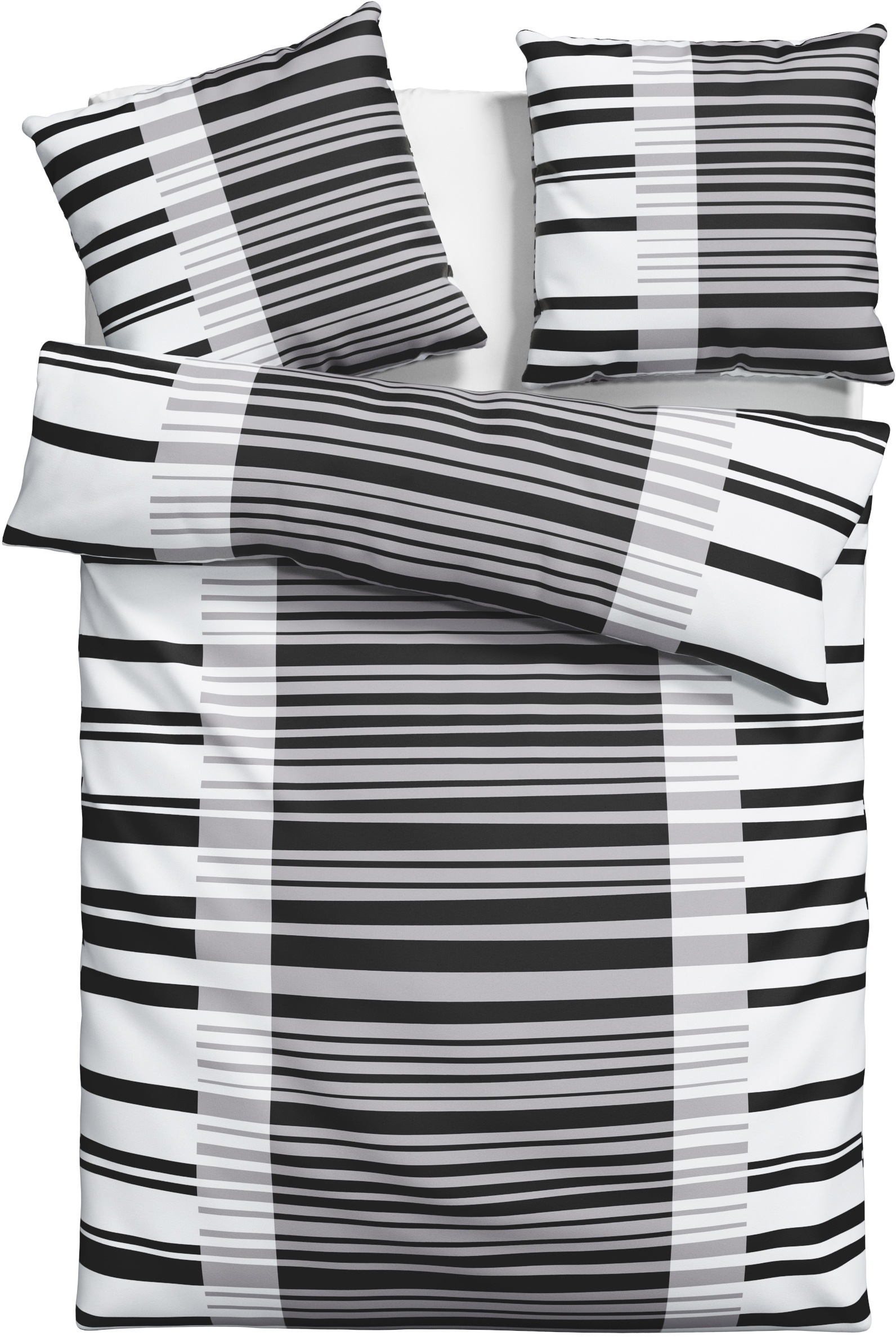 Bruno Banani Bettwäsche "Cameo in Gr. 135x200 oder 155x220 cm" 2 Stk. tlg. günstig online kaufen