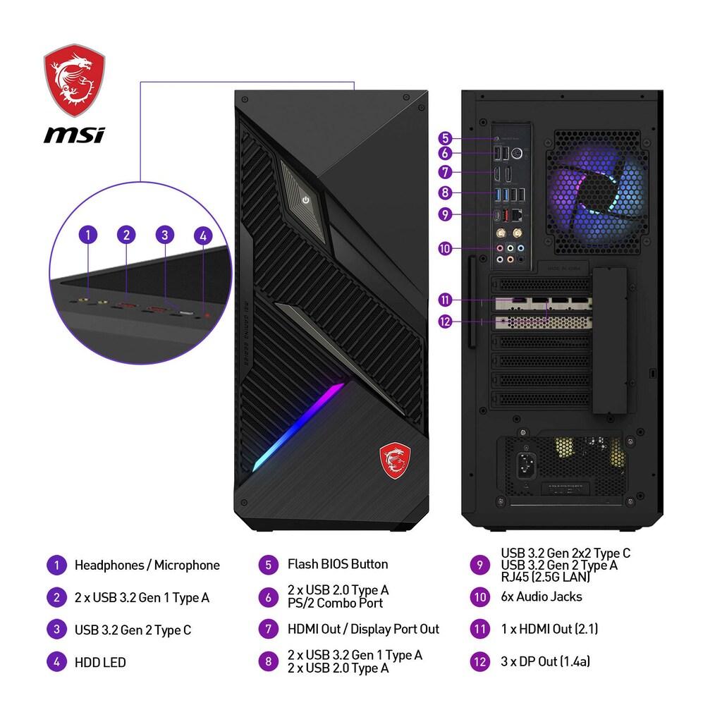 MSI Gaming-PC »MPG Infinite X2 13F«