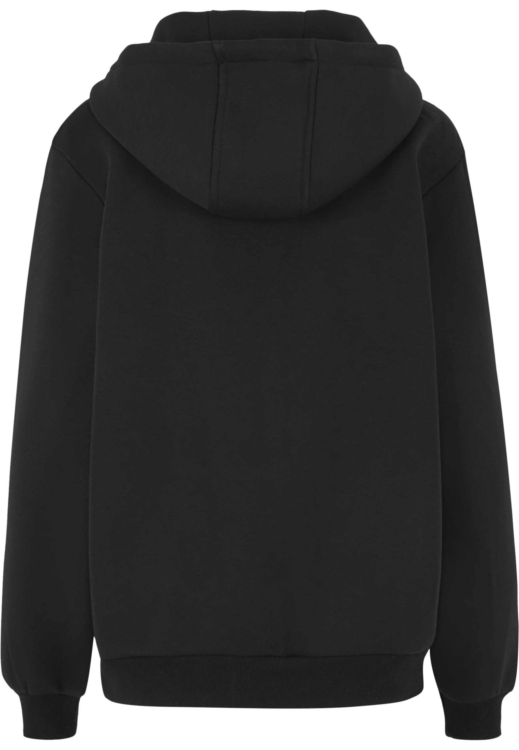 Miss Tee Sweatjacke »Miss Tee Peace Sign EMB Fluffy Zip Hoody«