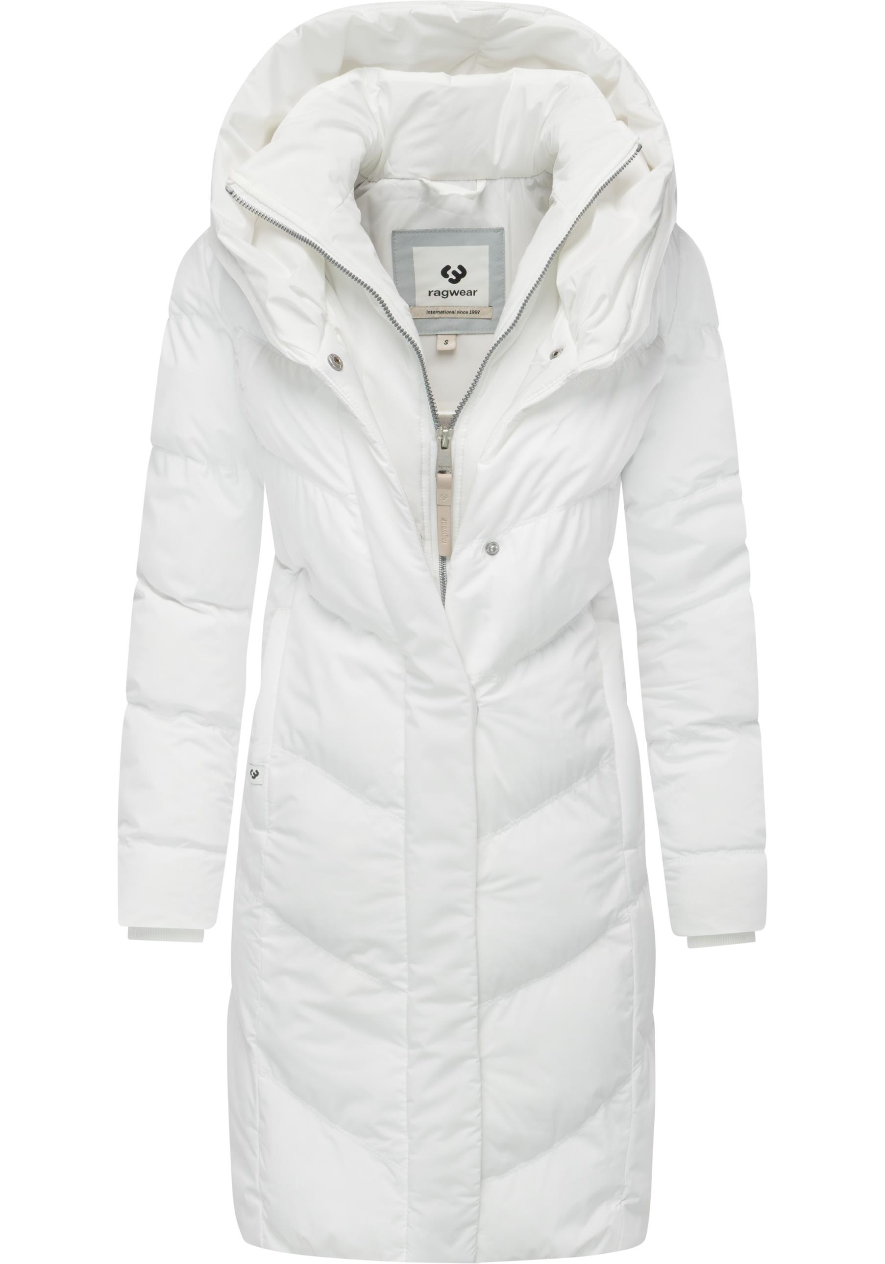 Ragwear Steppmantel »Natalka Soft YOUMODO«, Warmer Wintermantel mit hohem Kragen und Kapuze