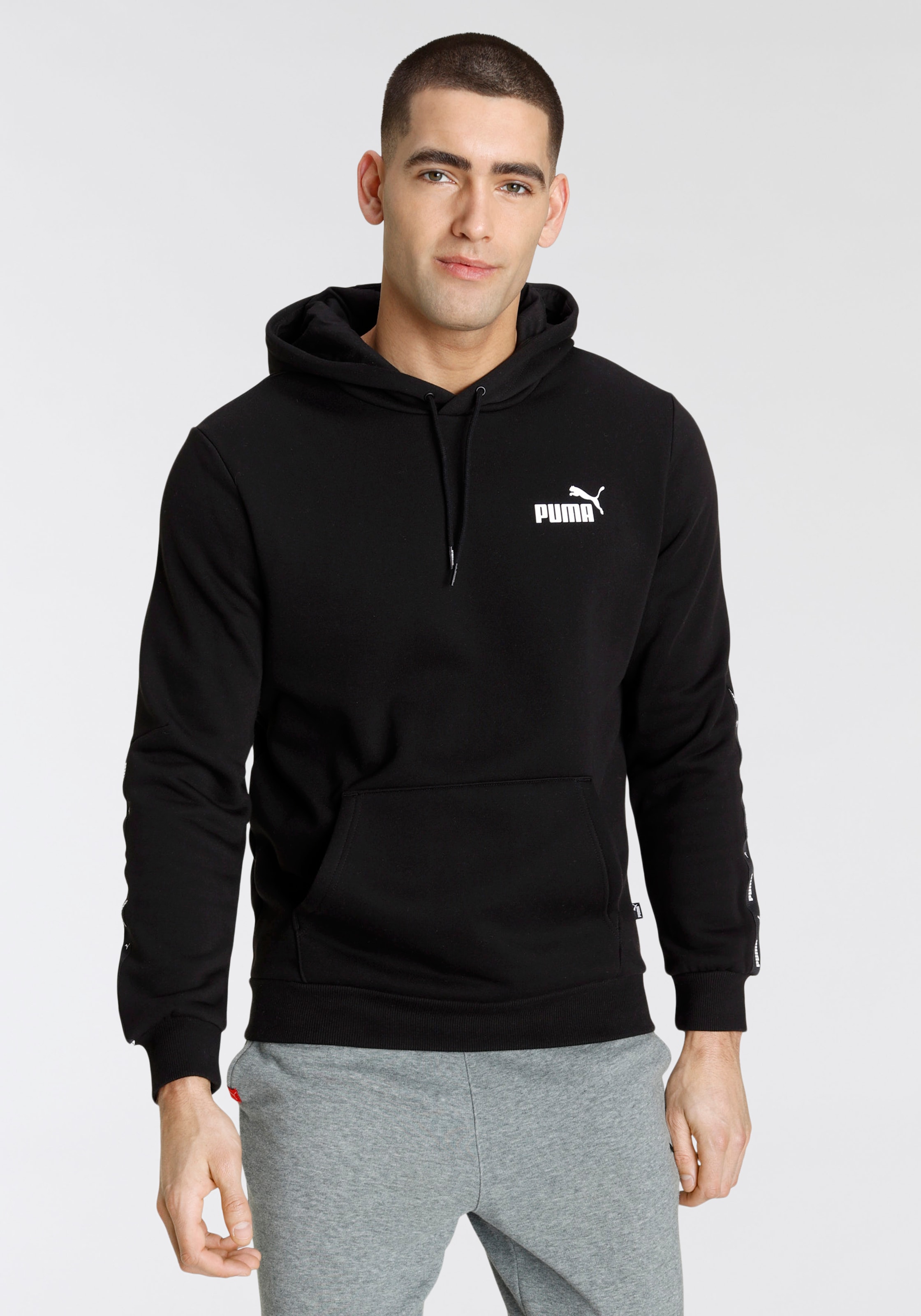 PUMA Kapuzensweatshirt "ESS+ TAPE HOODIE FL", mit Kapuze, mit Kängurutasche günstig online kaufen