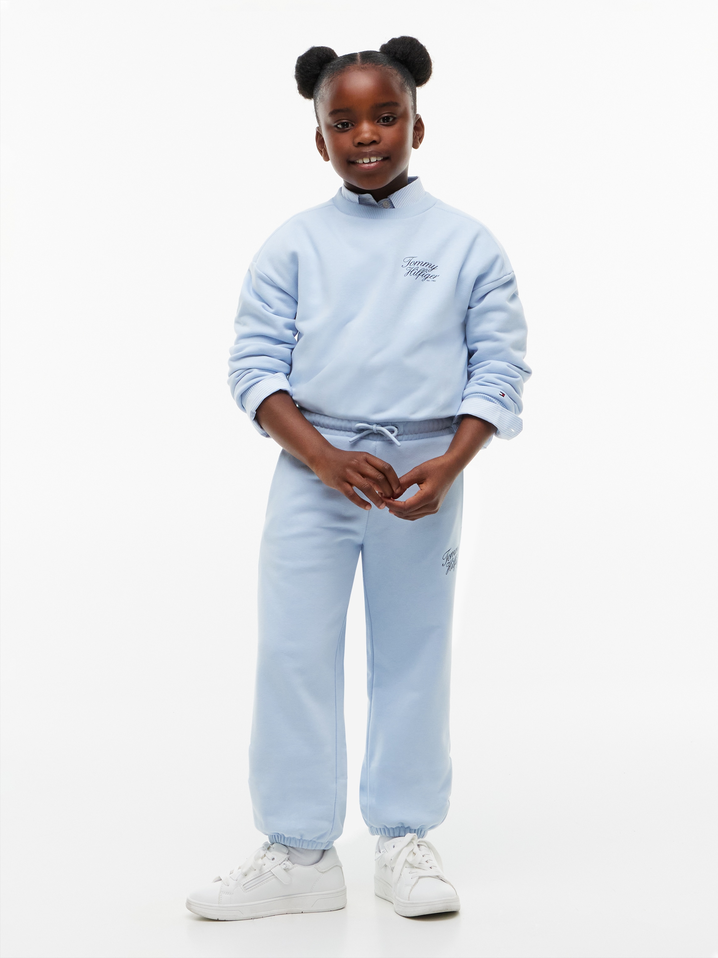 Tommy Hilfiger Sweathose »TOMMY SCRIPT SWEATPANTS«  Regular Fit, Elastische Bündchen, Kinder bis 16 Jahre