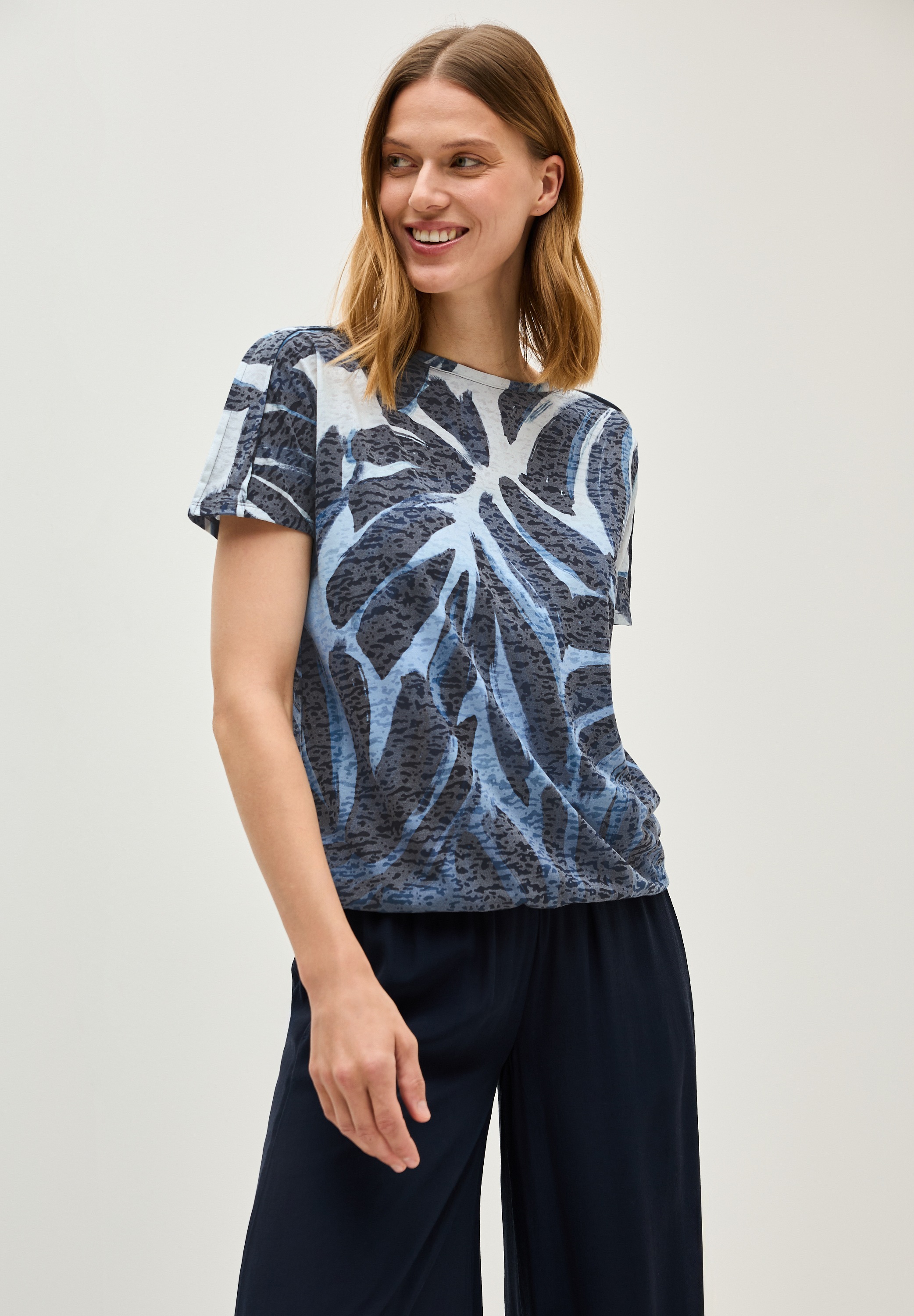 Cecil Print-Shirt, im Ausbrenner-Optik günstig online kaufen