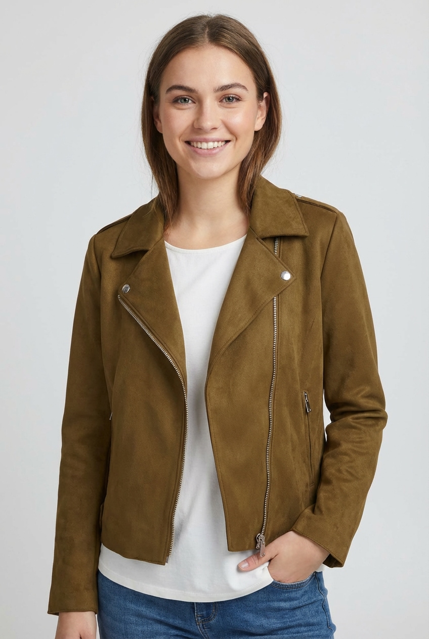 ONLY CARMAKOMA Bikerjacke »CARSHERRY NEW LIFE BONDED BIKER OTW«