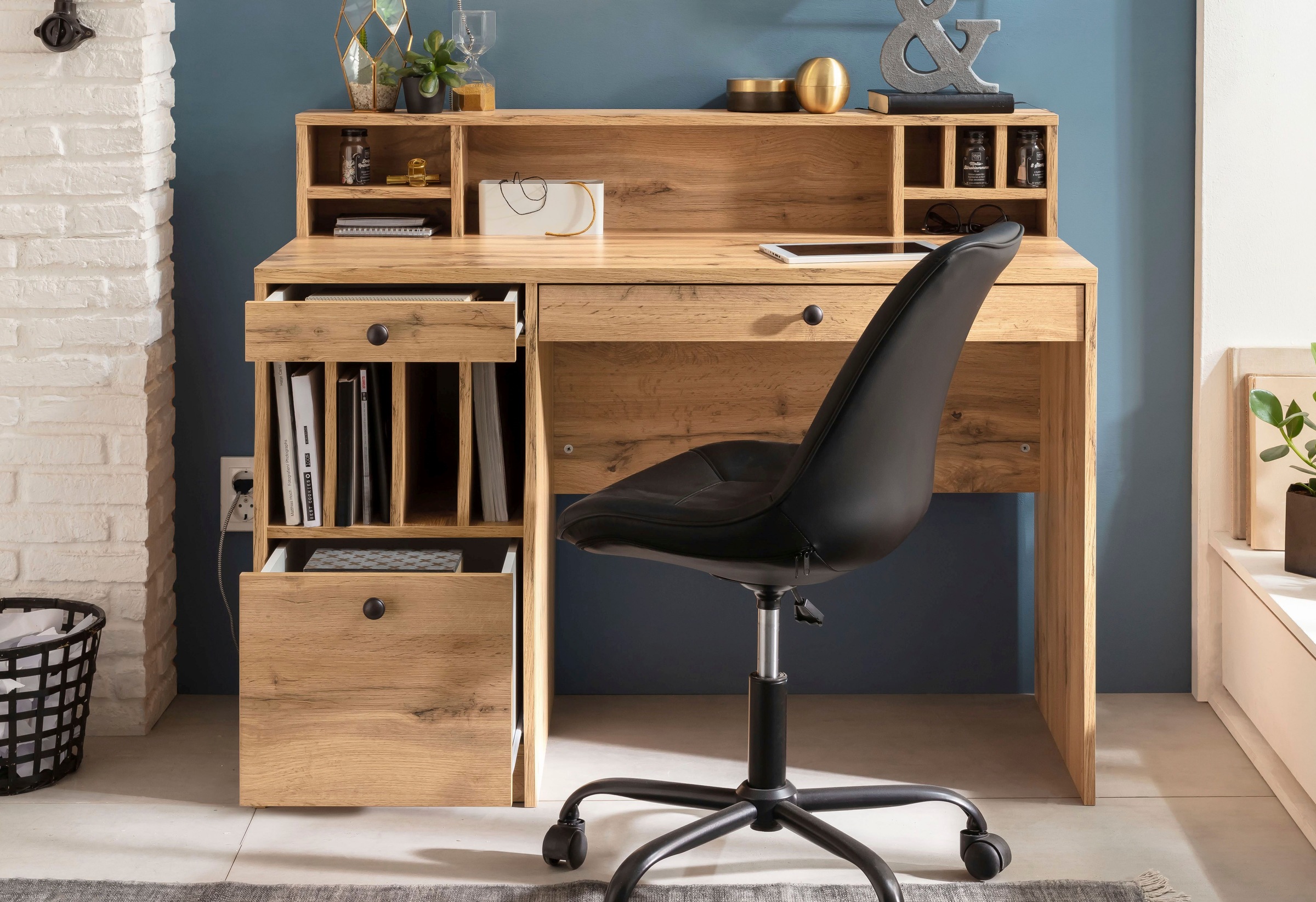 Schreibtisch »Licia« mit viel Ablagefläche BAUR | online kaufen