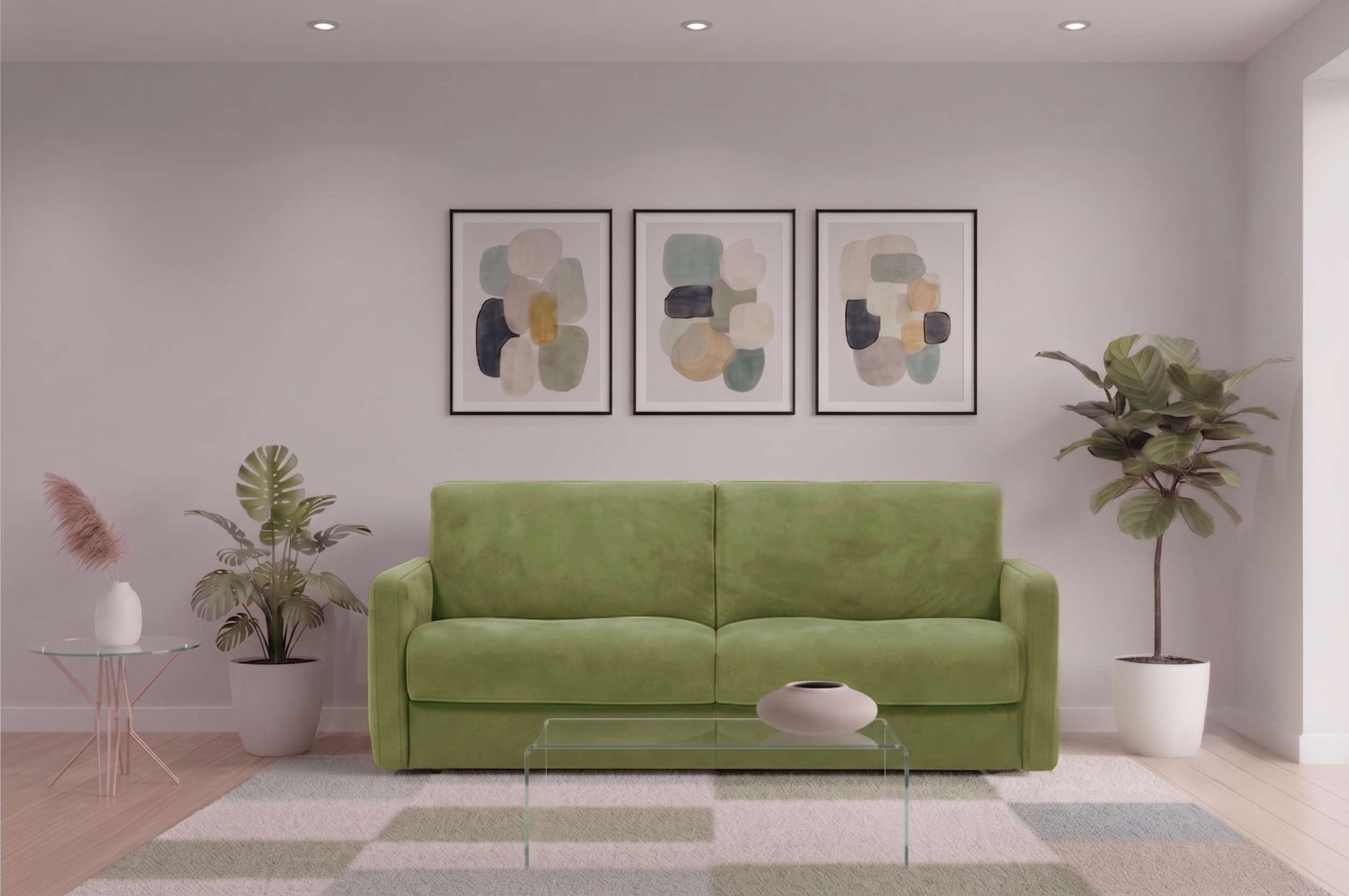 Egoitaliano Schlafsofa "Moby Designsofa, Loungesofa mit Dauerschlaffunktion" Made in Italy, Luxus-Microfaser & hoher Liegekomfort, 140x190 cm
