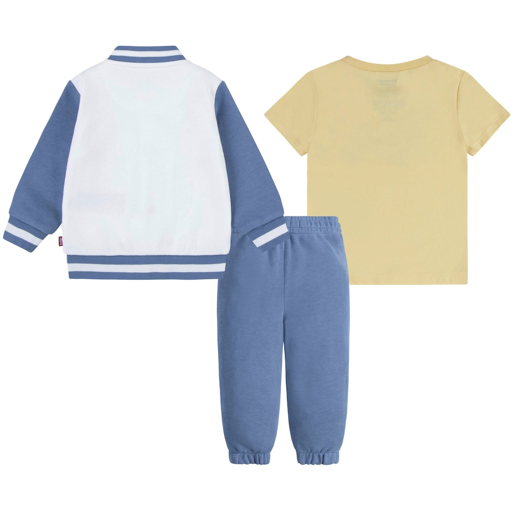 Levi's® Kids Shirt, Hose & Jäckchen »PREP BOMBER TEE & JOGGER«, (Set, 3 tlg.)