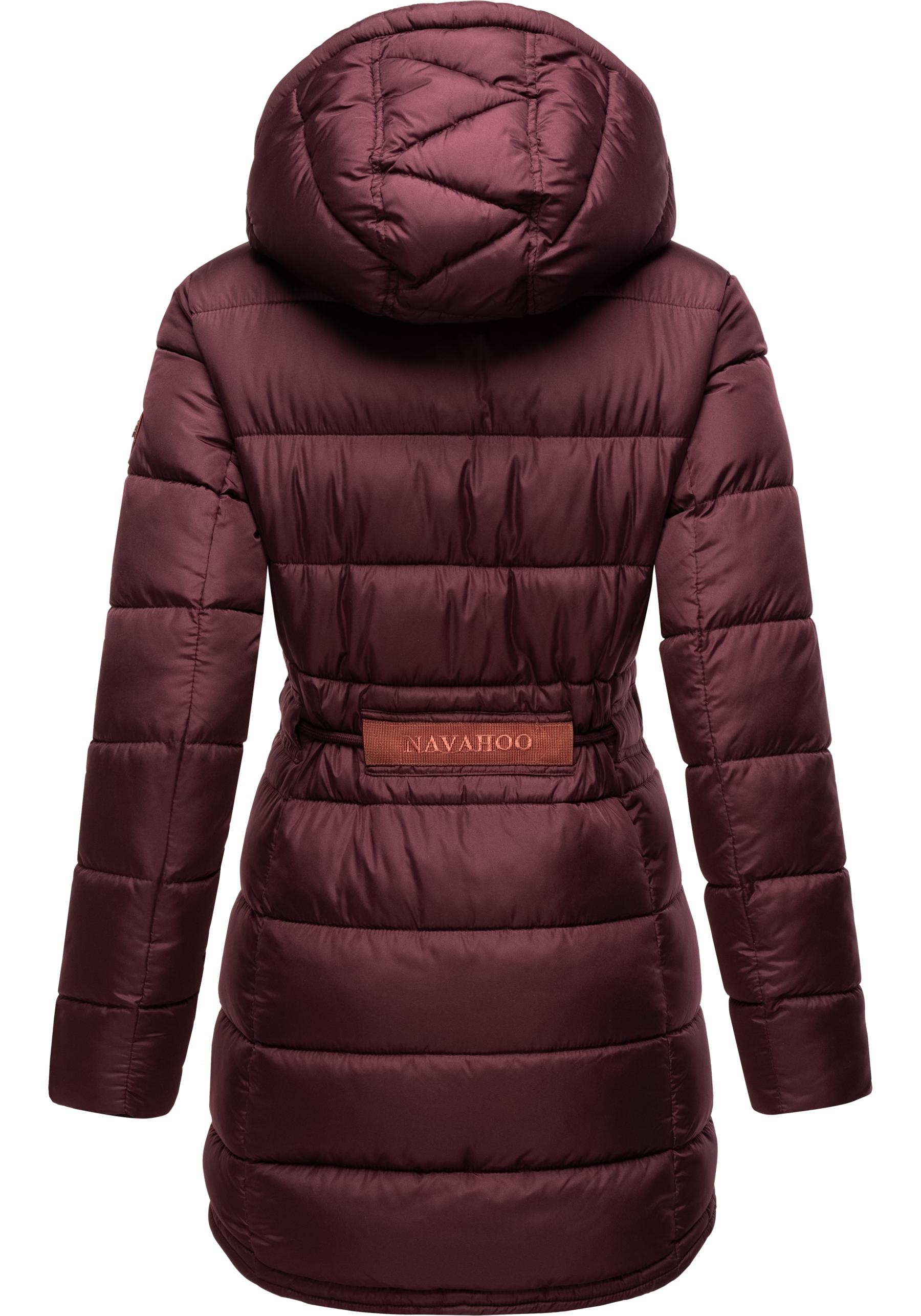 Navahoo Steppmantel »Daliee«, Stylischer Winterparka mit abnehmbarer Kapuze